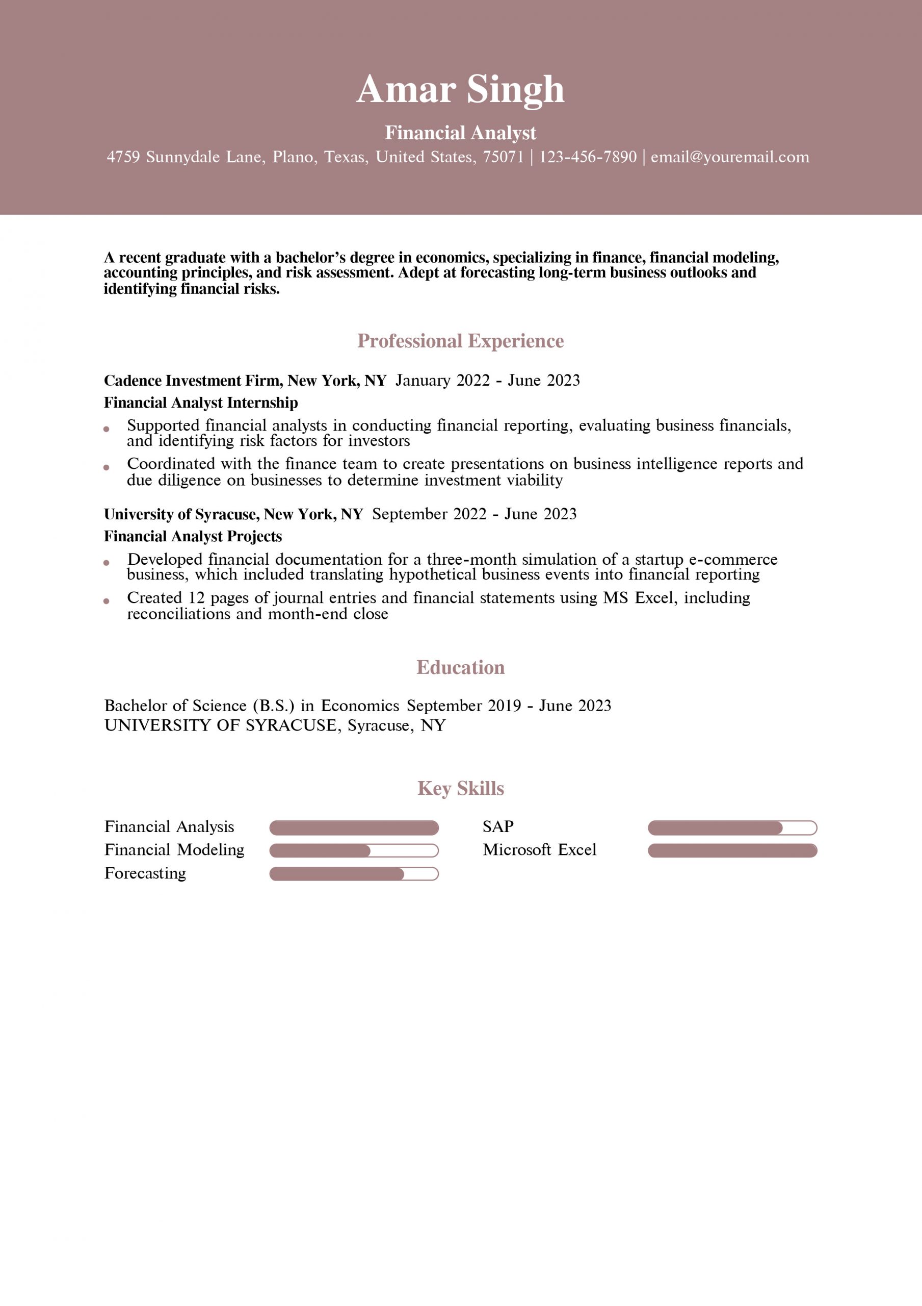 Student Resume Examples and Templates for 2024