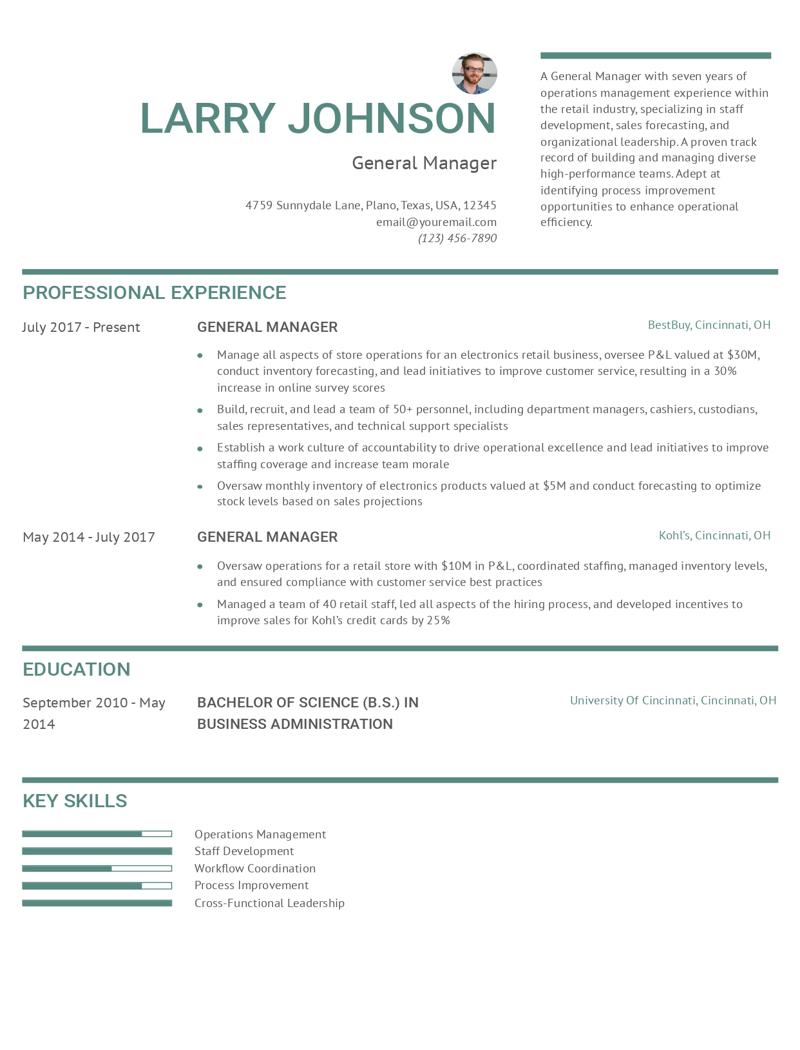 General Manager Resume Examples and Templates for 2024