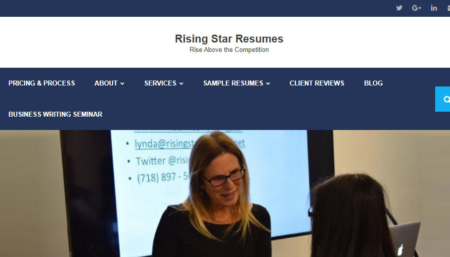 Rising Star Resumes Homepage