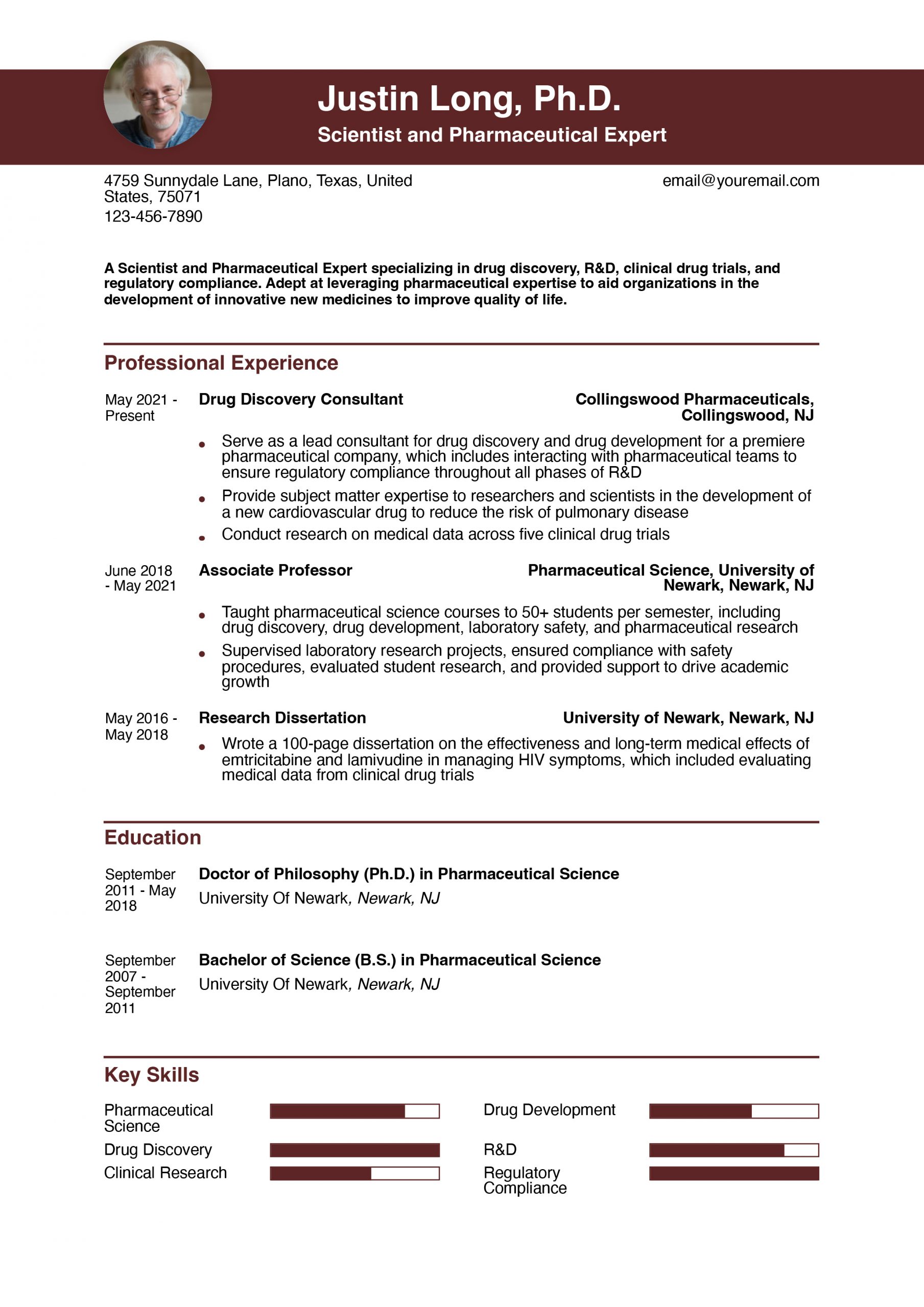 Ph.D. Resume Examples and Templates for Industry and Non-Academic Jobs in 2024