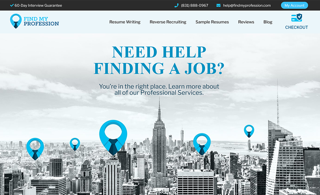 Find My Profession Homepage