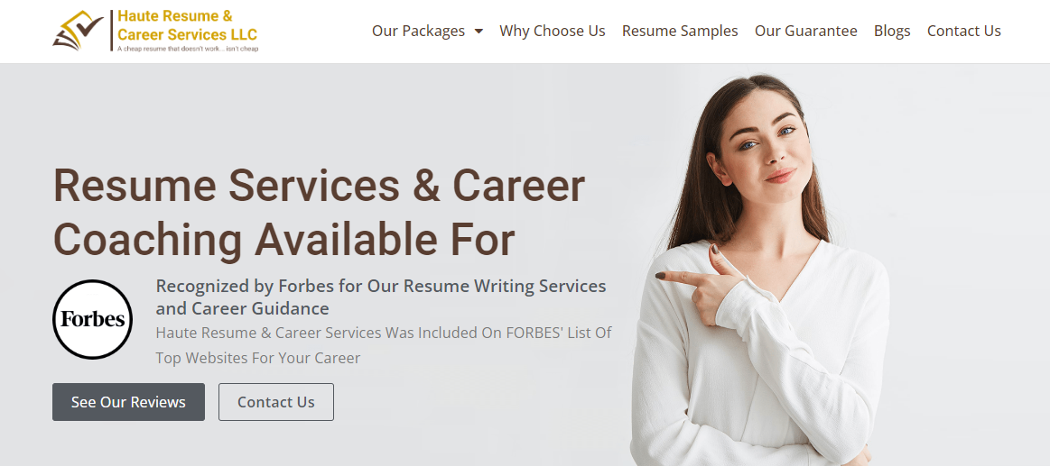 Haute Resume and Career Services LLC Homepage