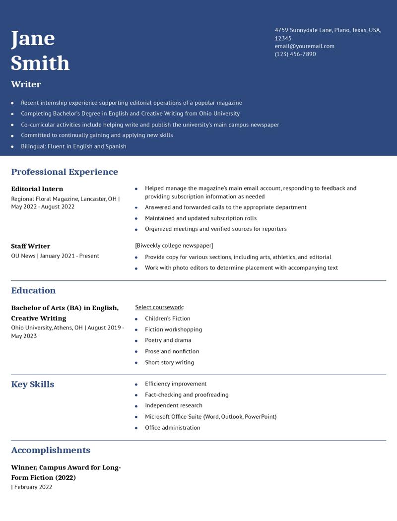 Applicant Tracking System-Friendly Resume Examples and Templates for 2024