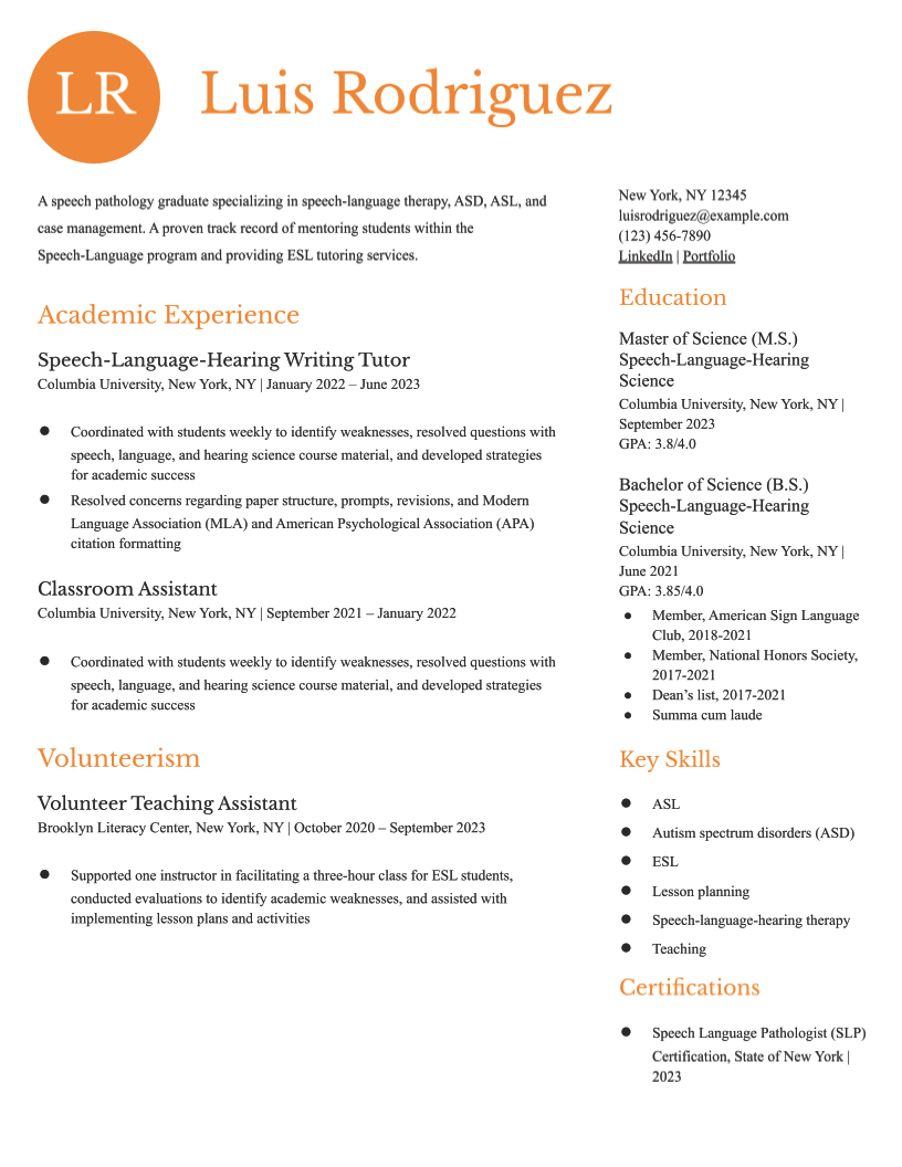 Hybrid Resume Examples and Templates for 2024