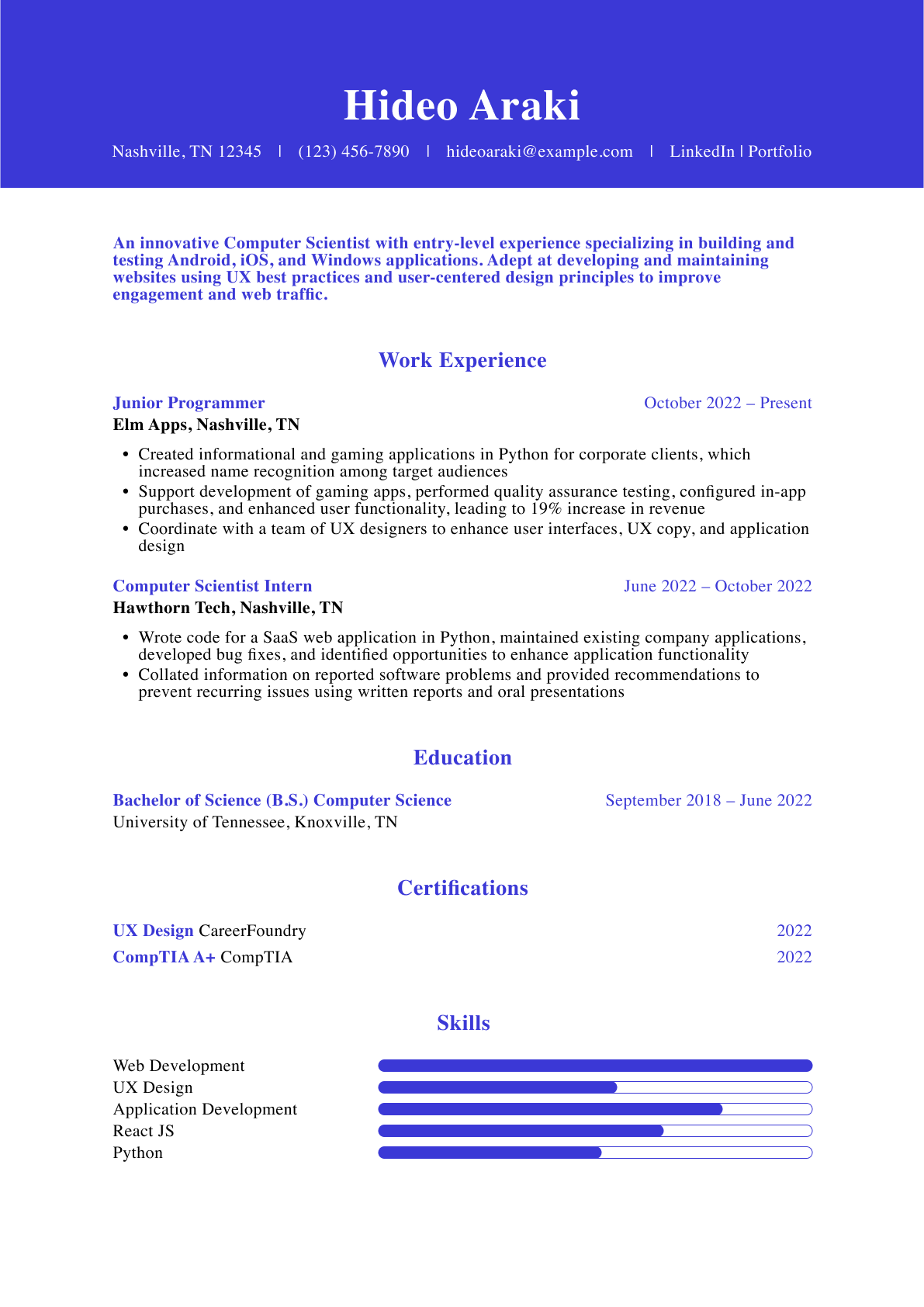 Free Resume Templates for 2024