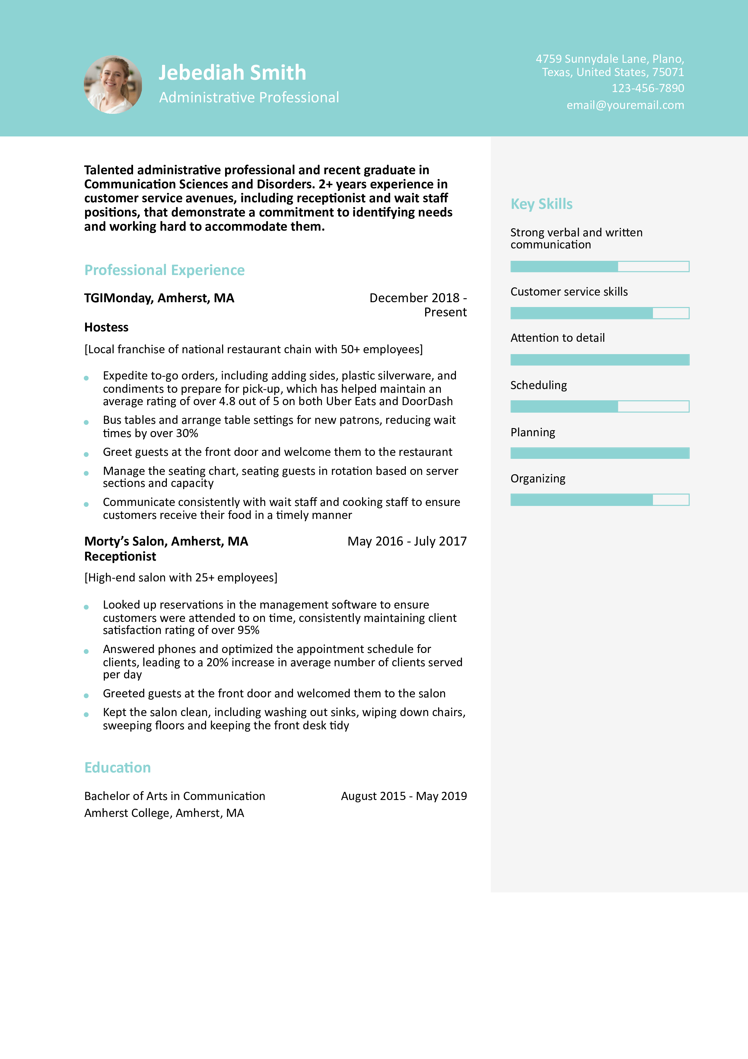 Executive Assistant Resume Examples and Templates for 2024