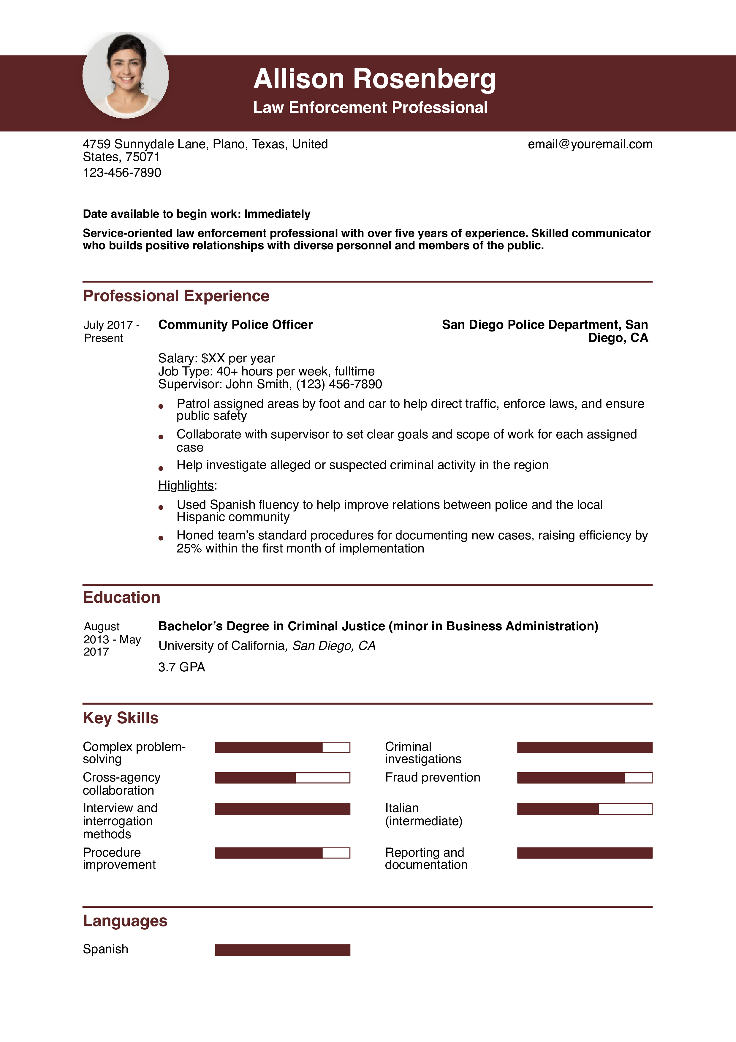 summary of qualifications for logistics resume