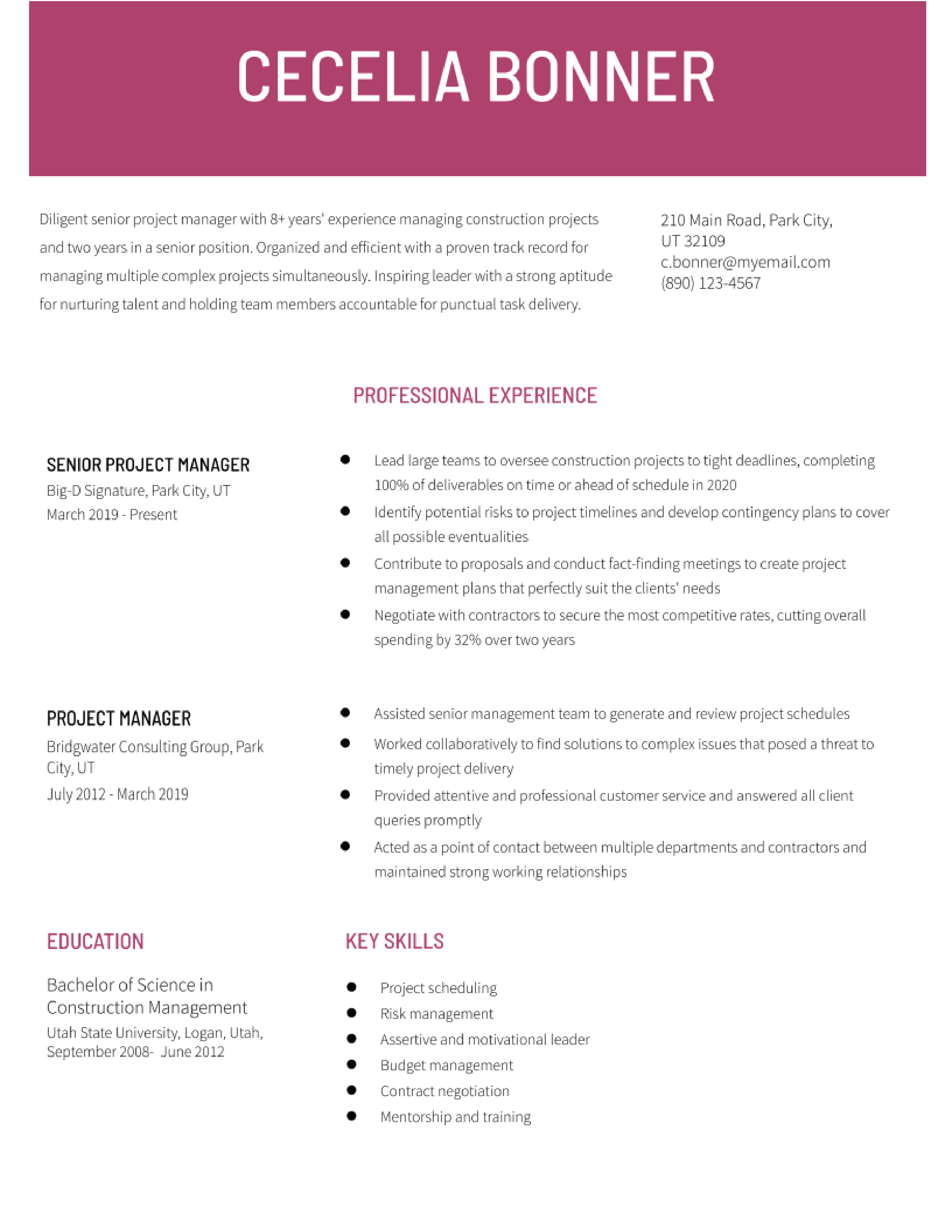 senior-project-manager-resume-examples-and-templates-for-2023-resumebuilder-com