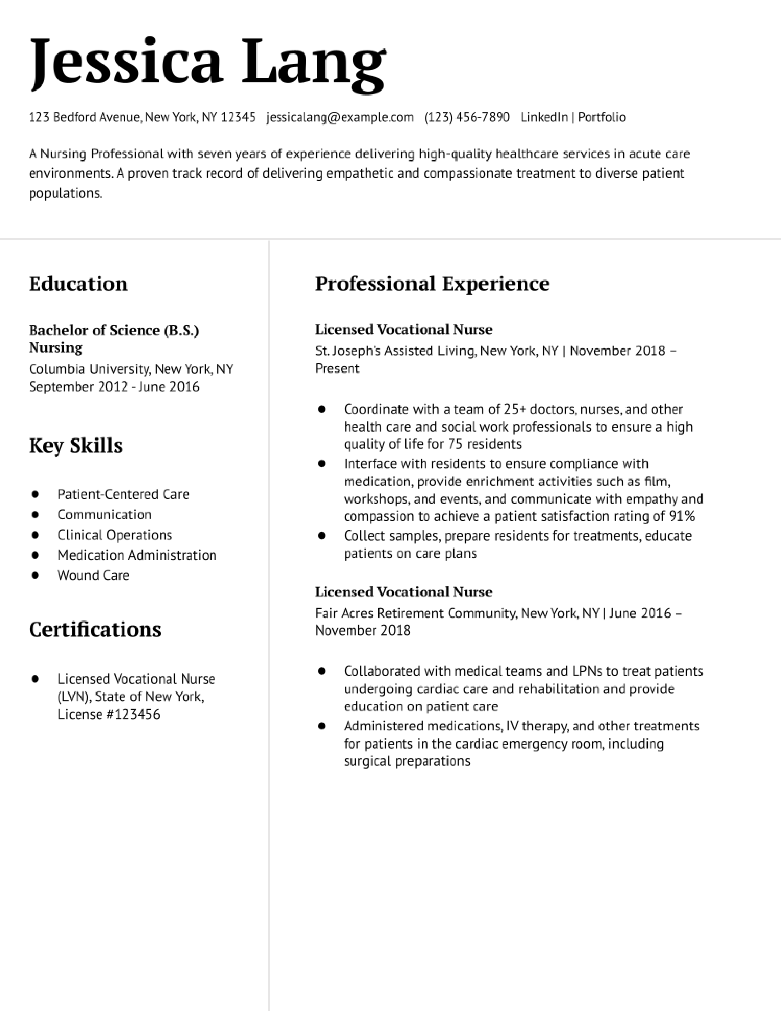 functional-resume-template