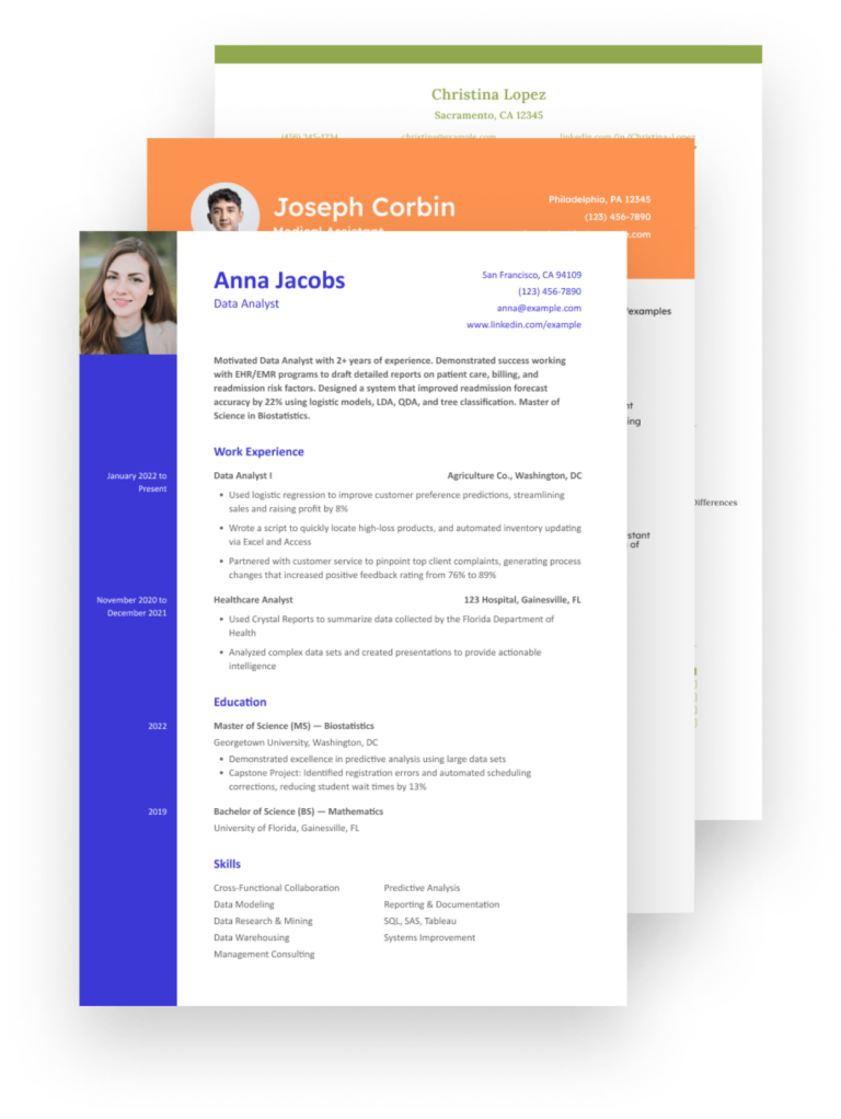 Free Resume Examples and Sample Resumes for All Jobs in 2024