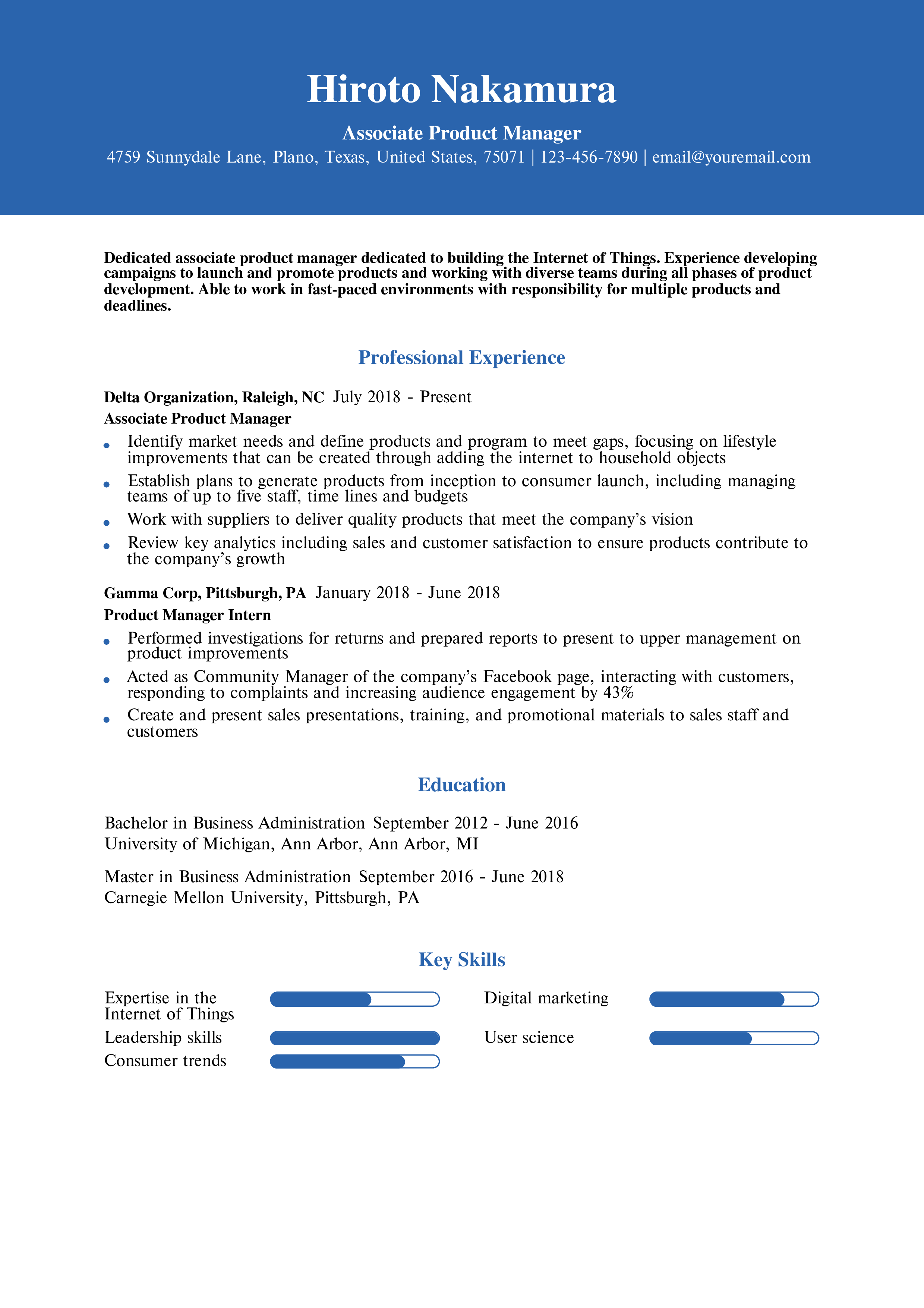 Entry-Level Resume