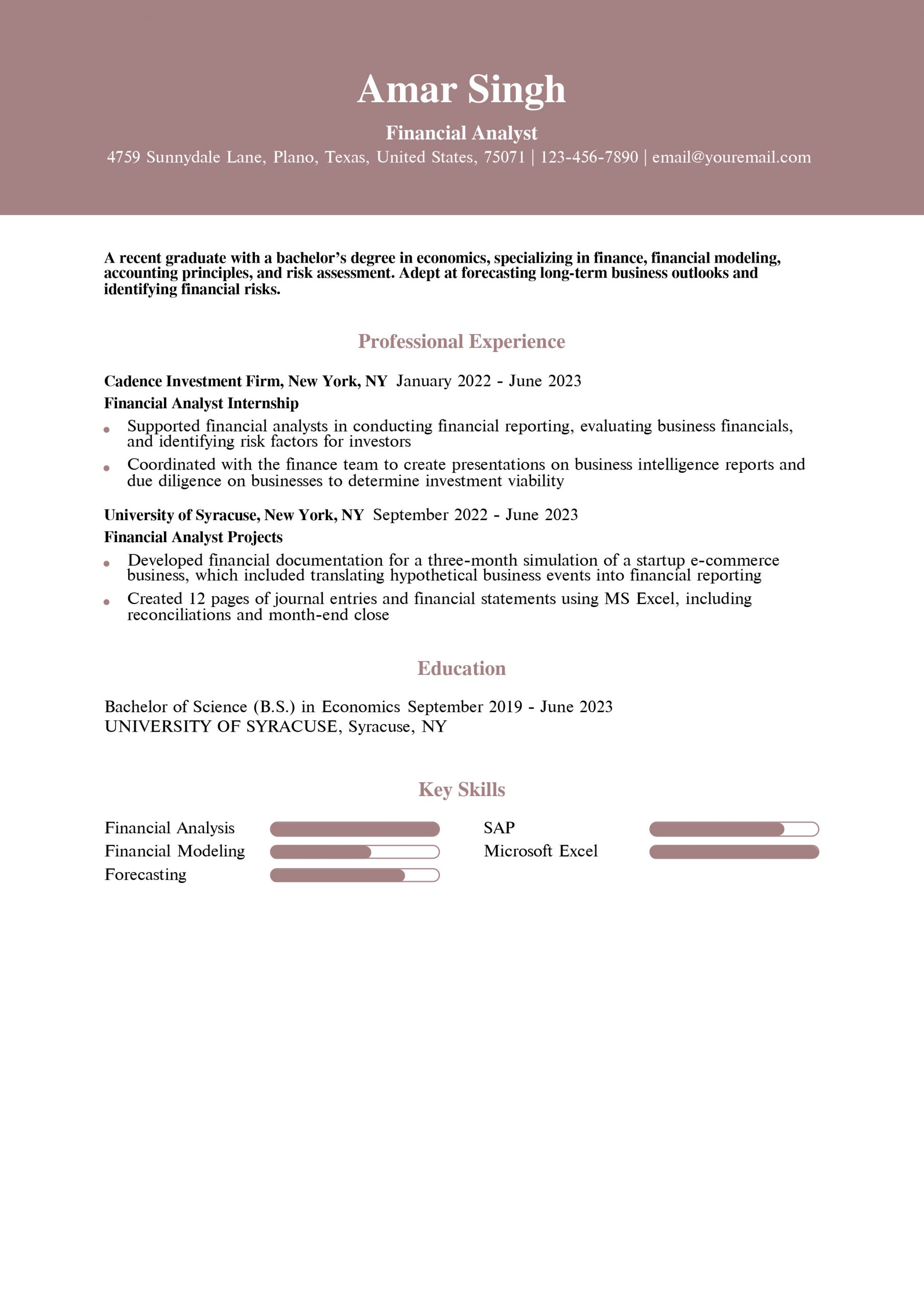 Student Resume Examples and Templates for 2025