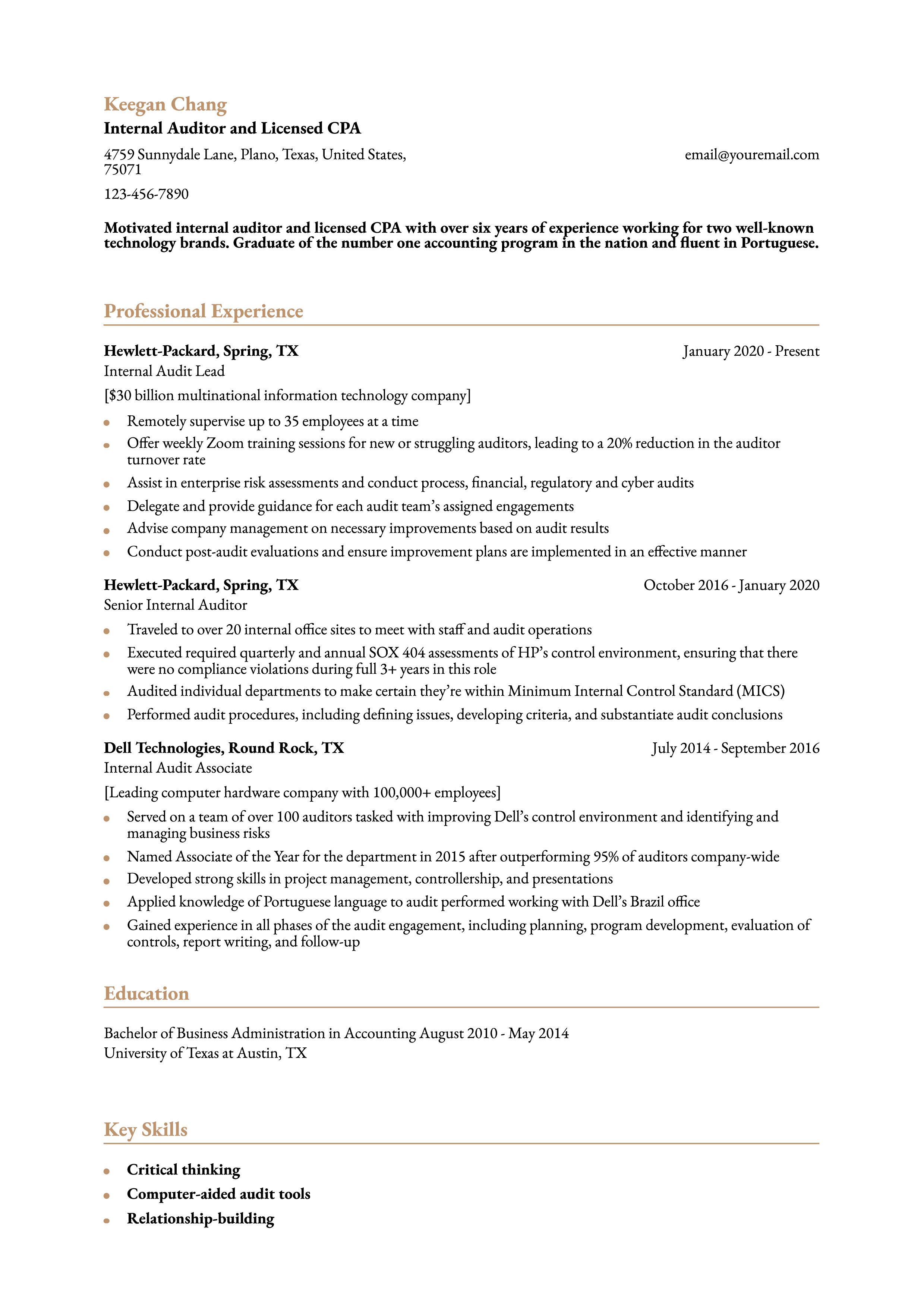 Certified Public Accountant Resume Examples and Templates for 2025 