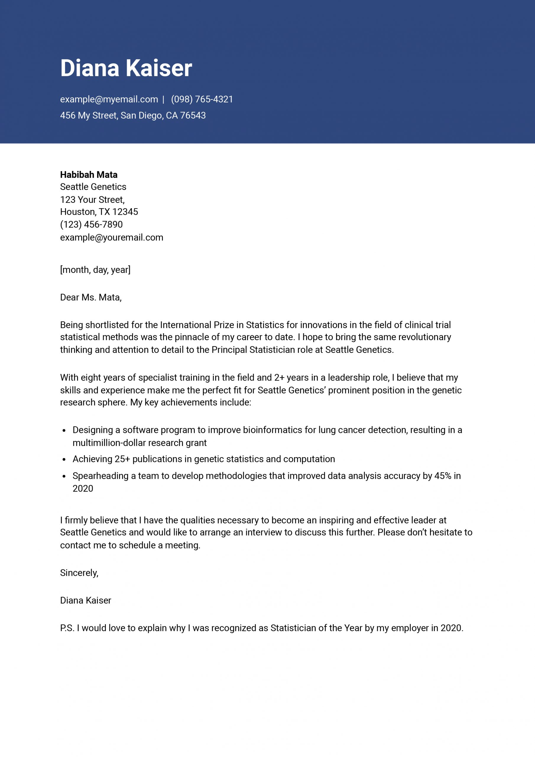 Data Scientist Cover Letter Examples and Templates for 2025