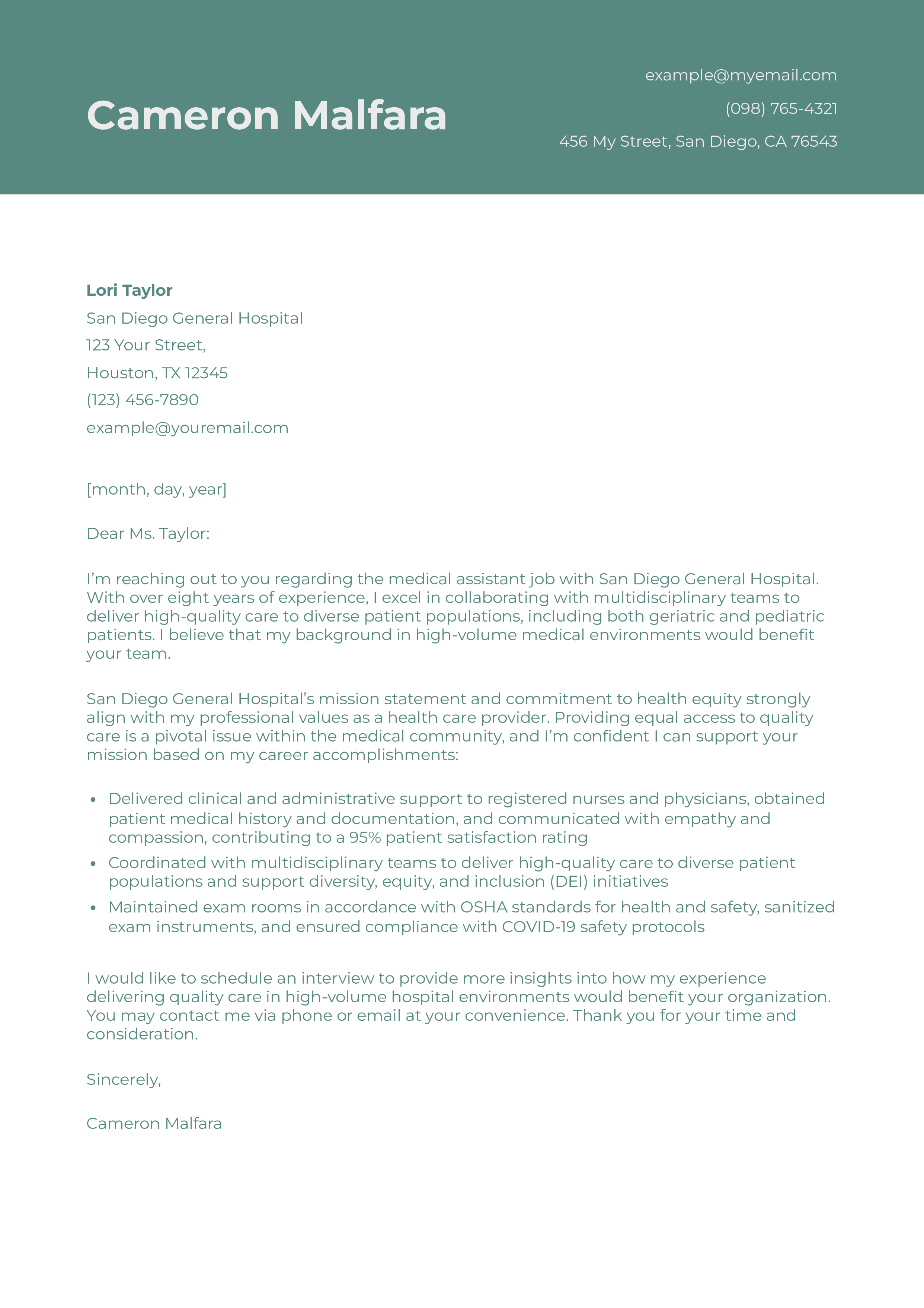 Mid-Career Resume