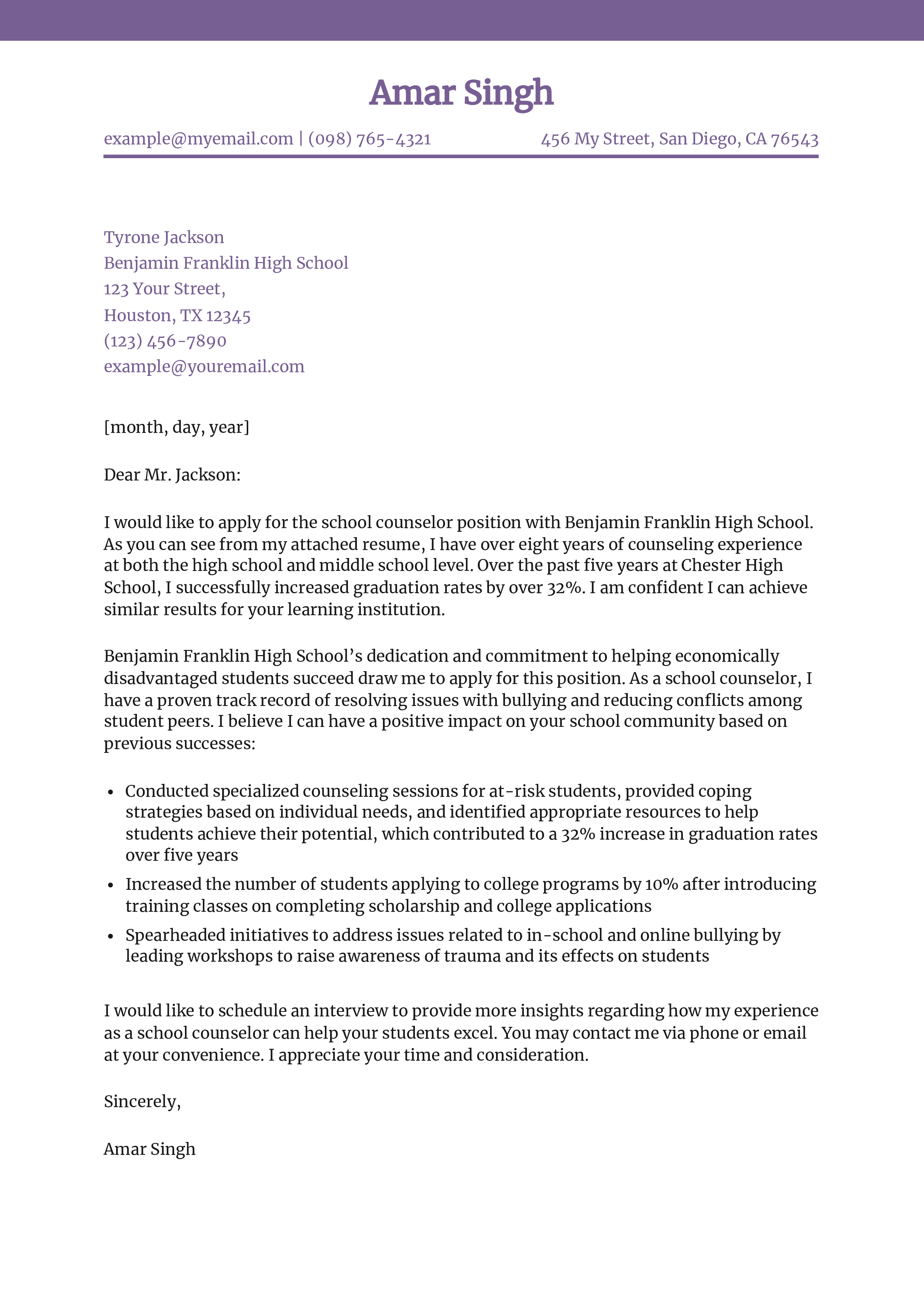 Mid-Career Resume