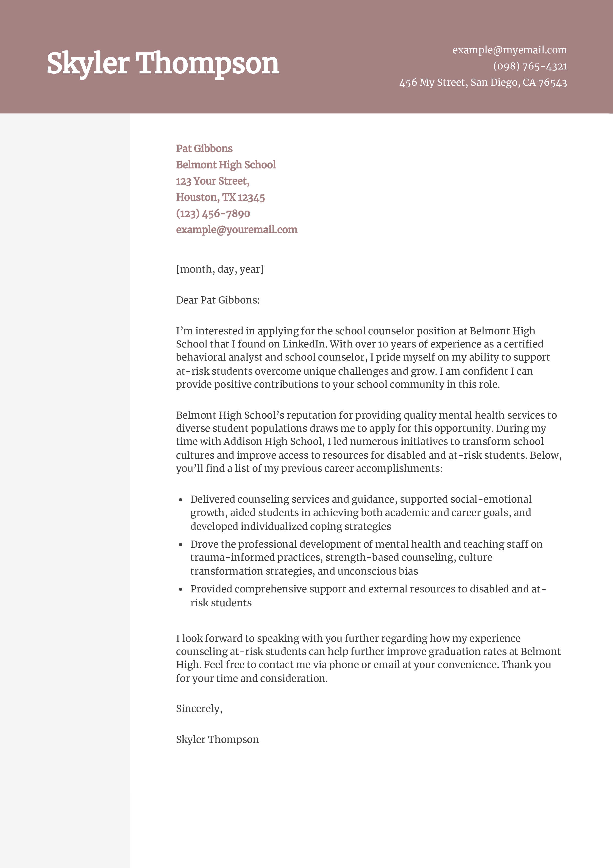 Senior-Level Resume