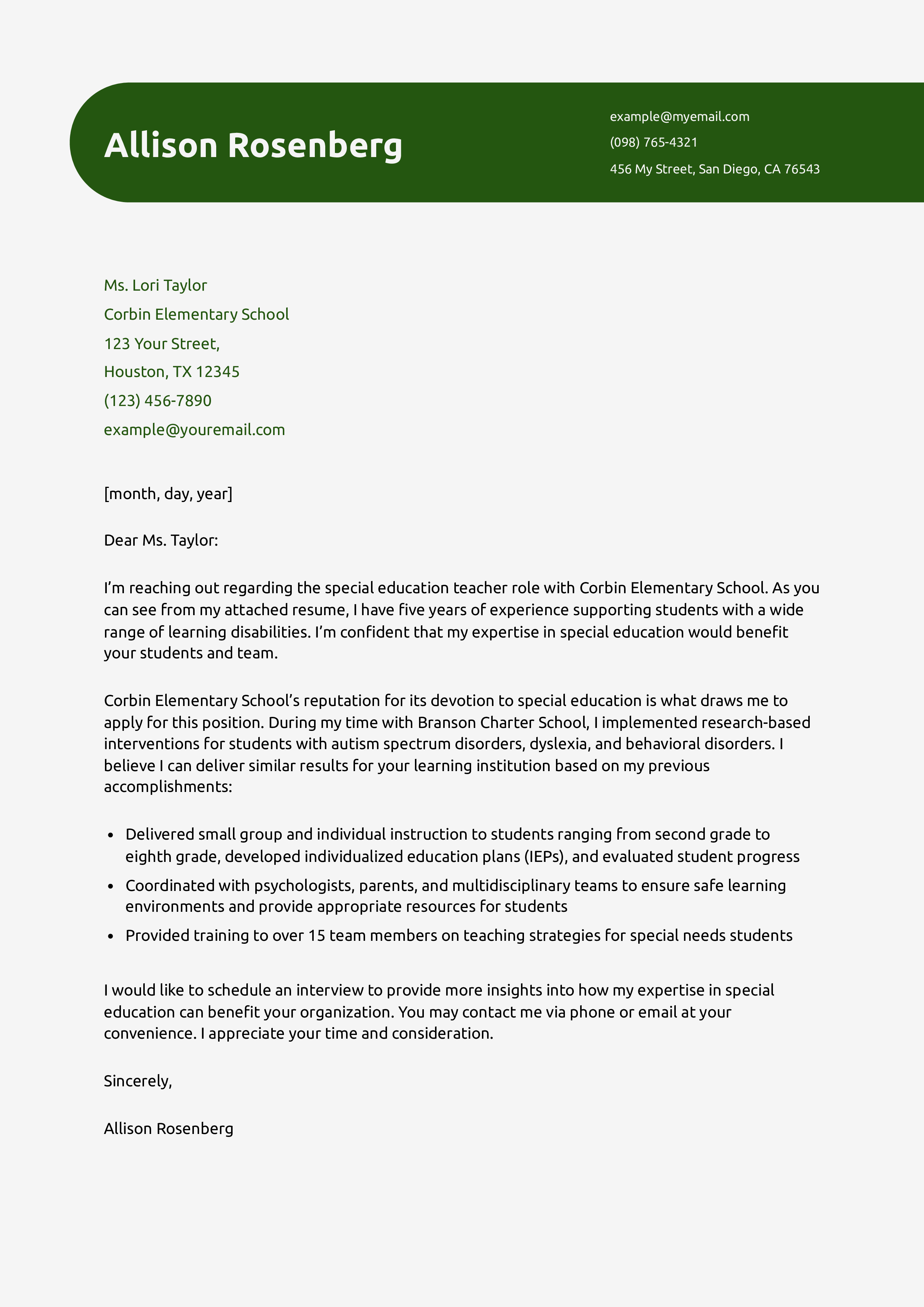 Mid-Career Resume