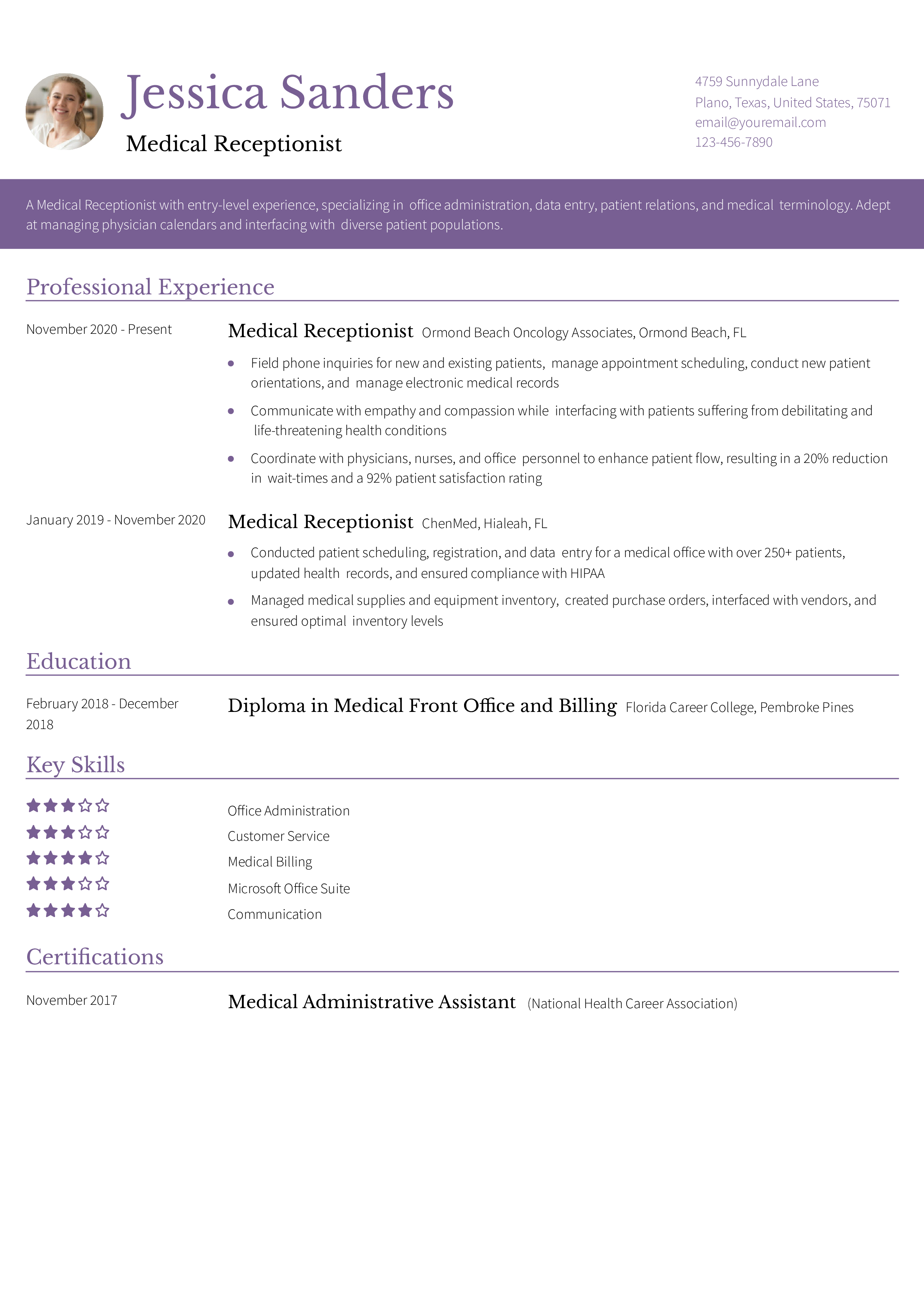 Entry-Level Resume