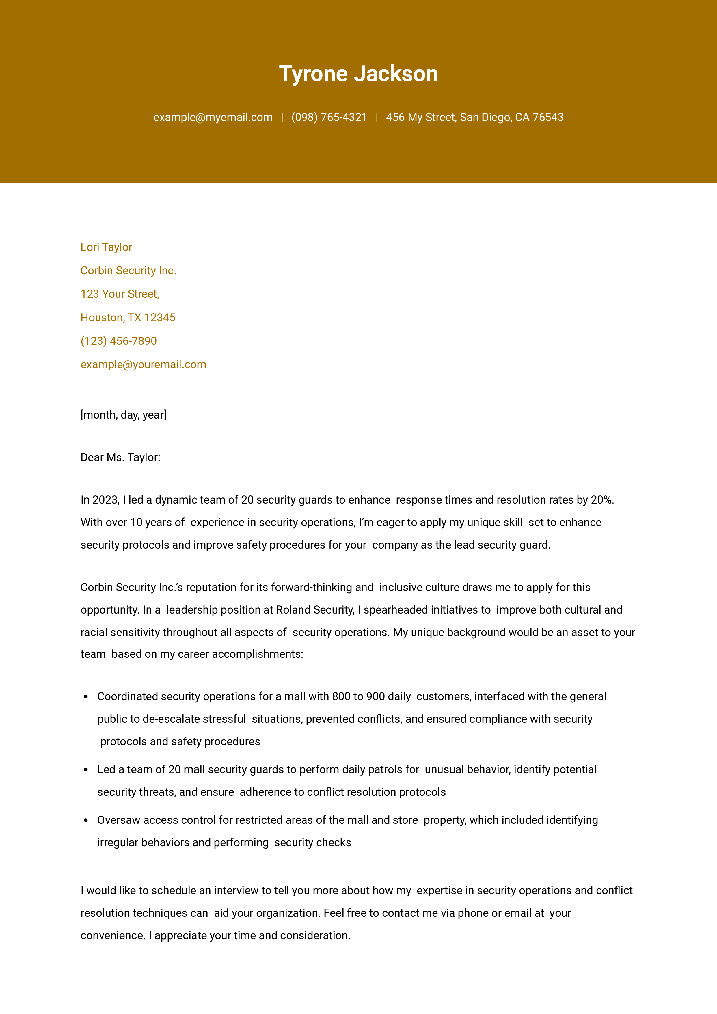 Senior-Level Resume