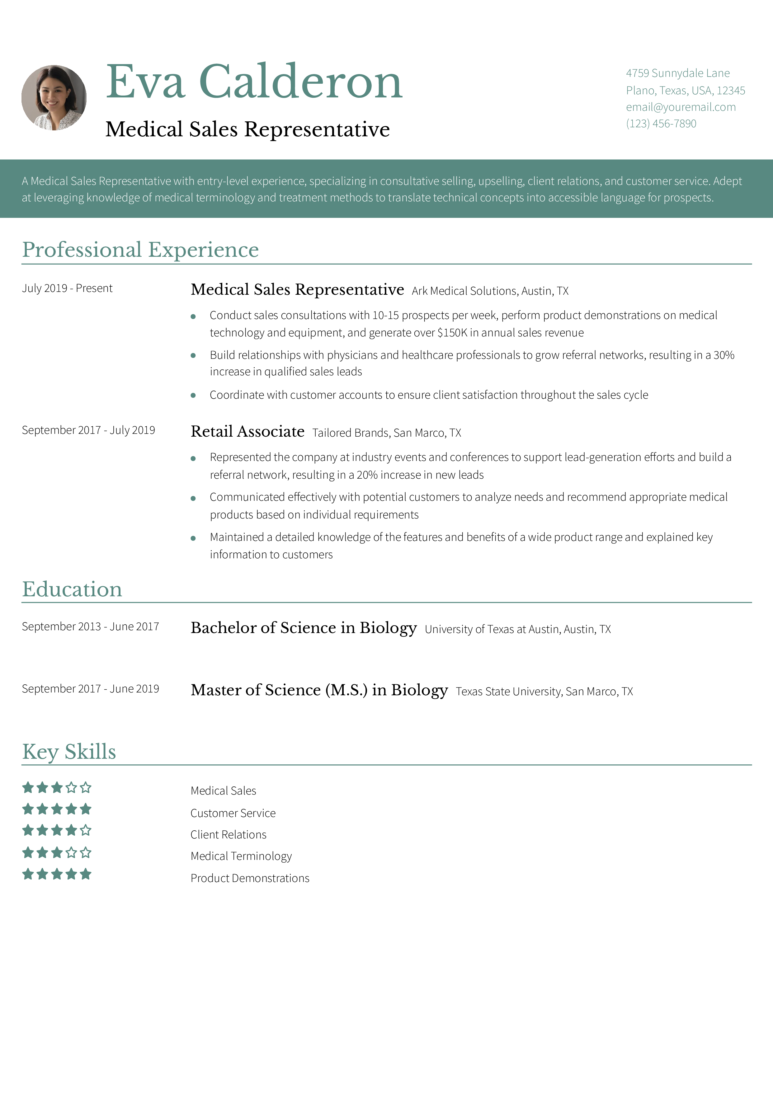 Entry-Level Resume