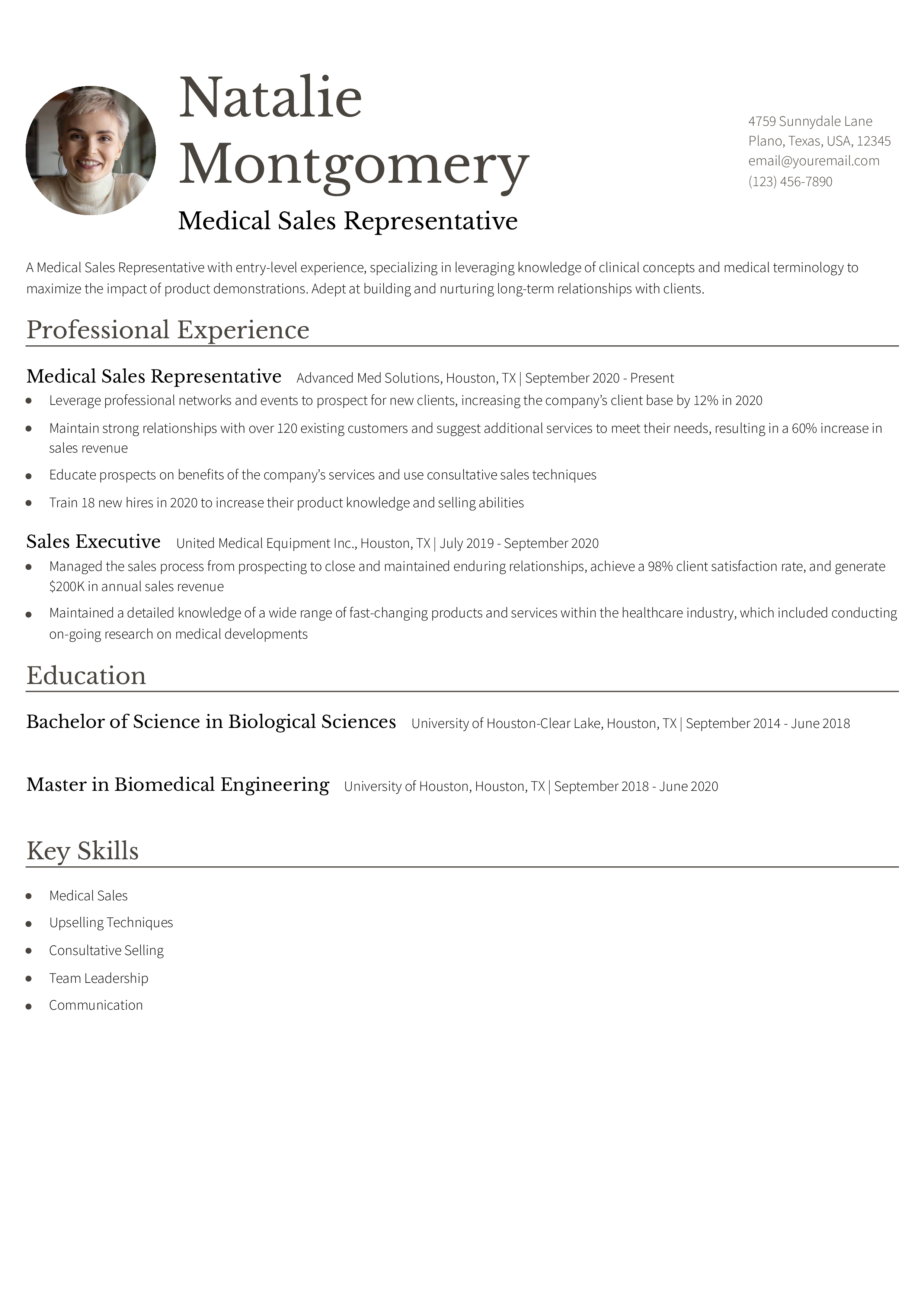 Senior-Level Resume