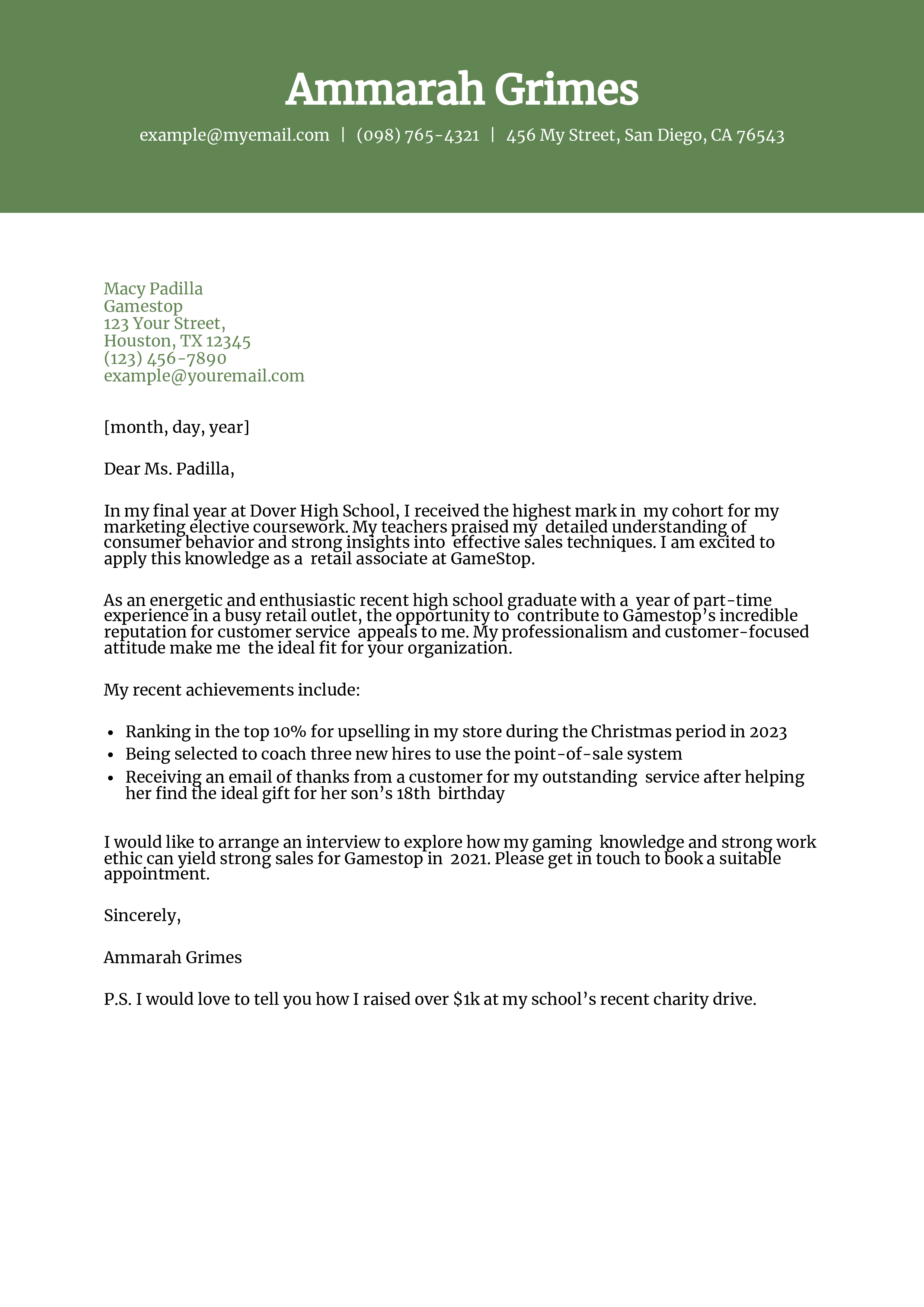 Example #3 Resume
