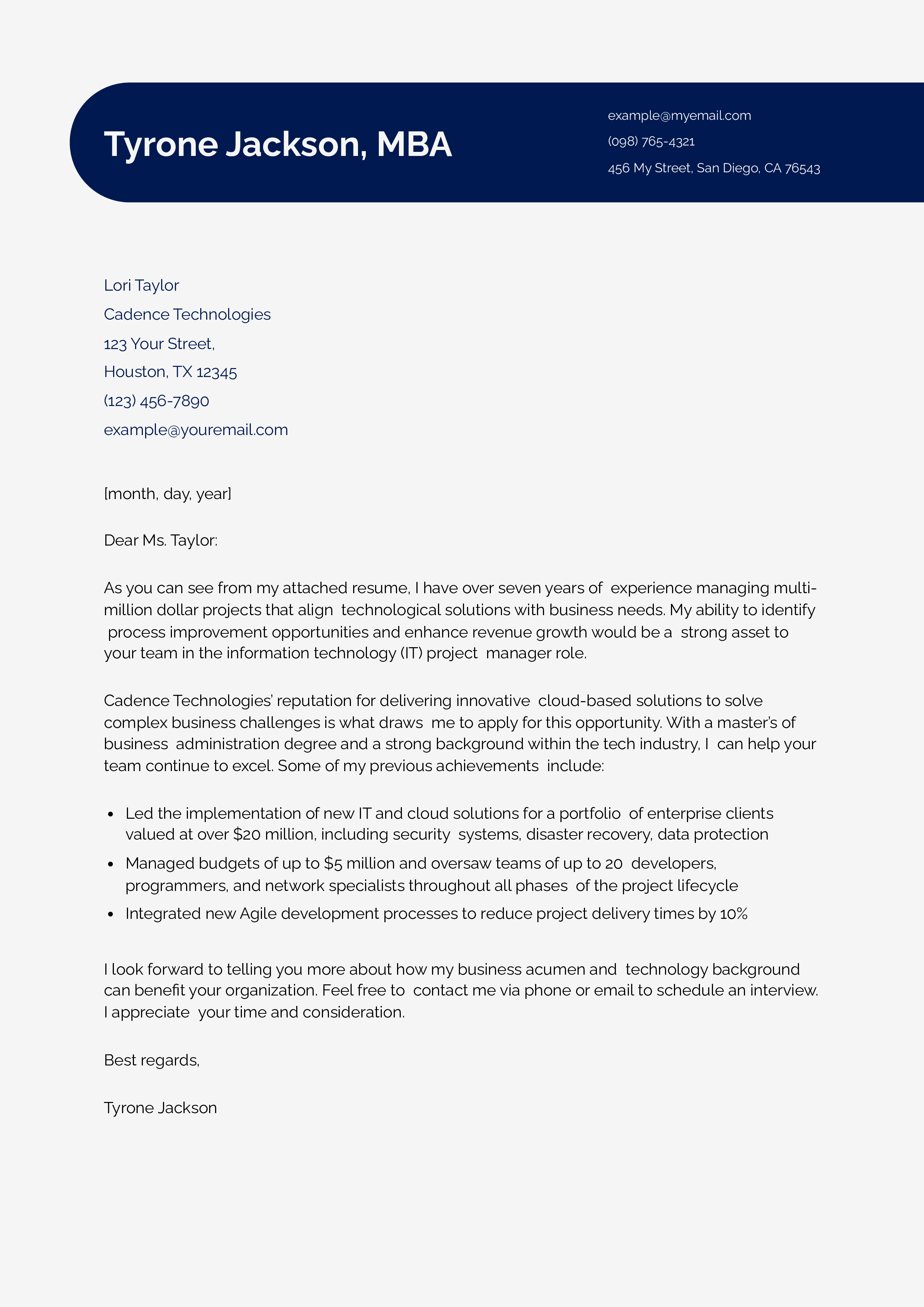 Senior-Level Resume