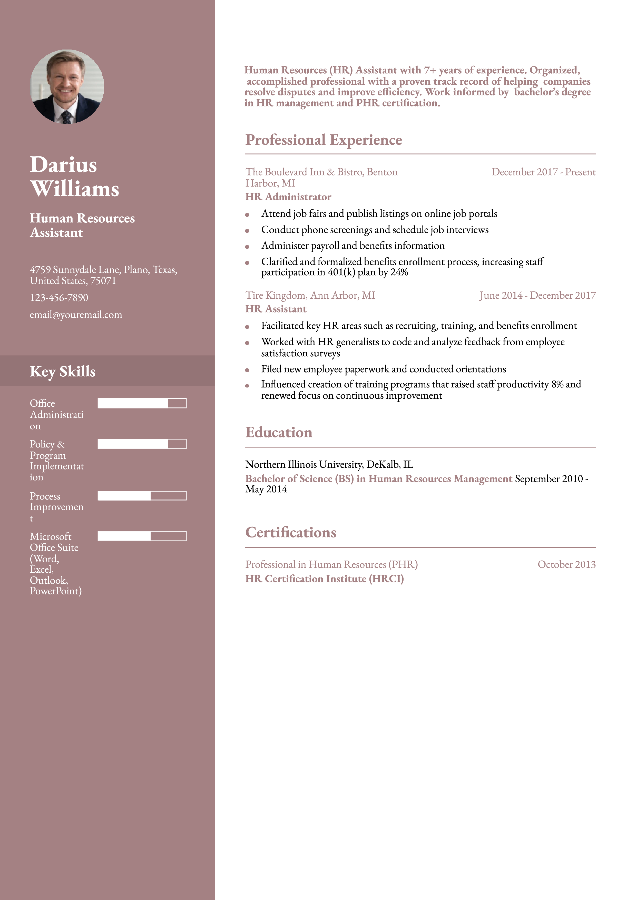 Human Resources Assistant Resume - Human Resources Assistant Mid Level.pdf 