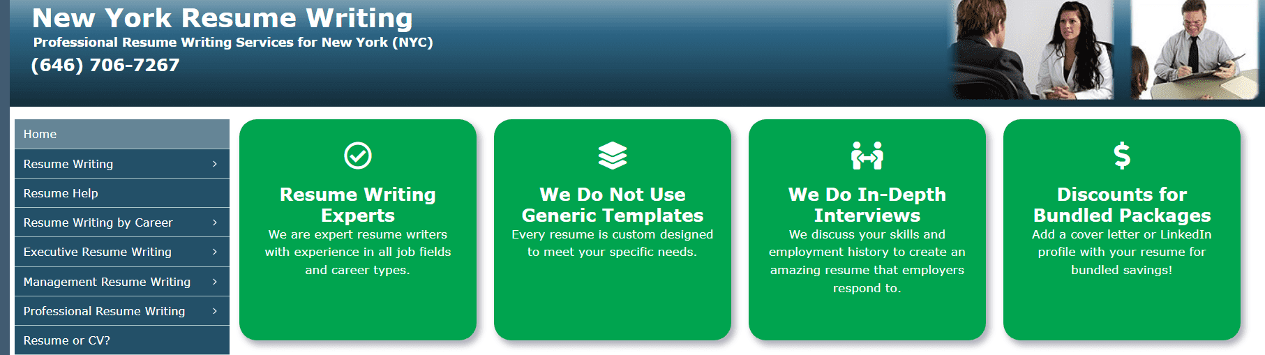 New York Resume Writing Homepage