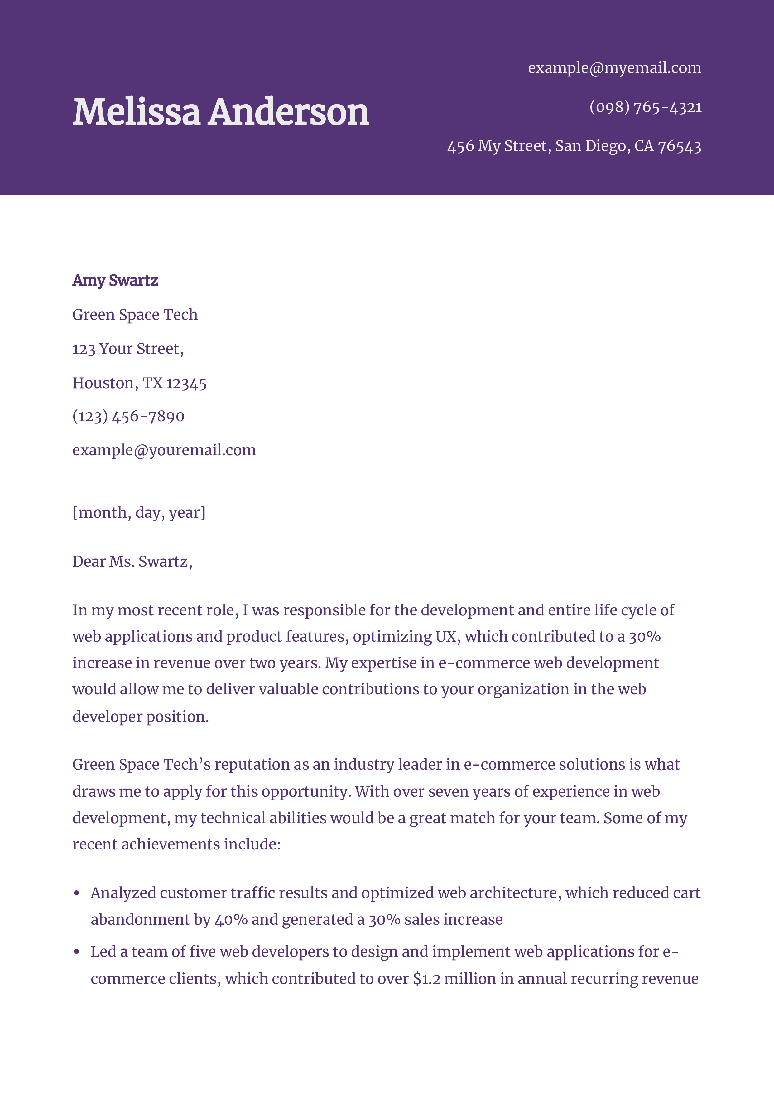 Mid-Career Resume