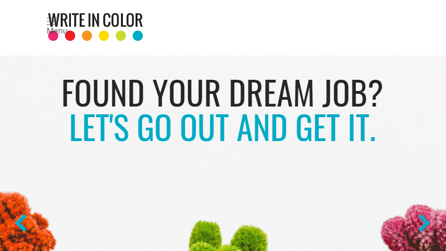 Write In Color Homepage