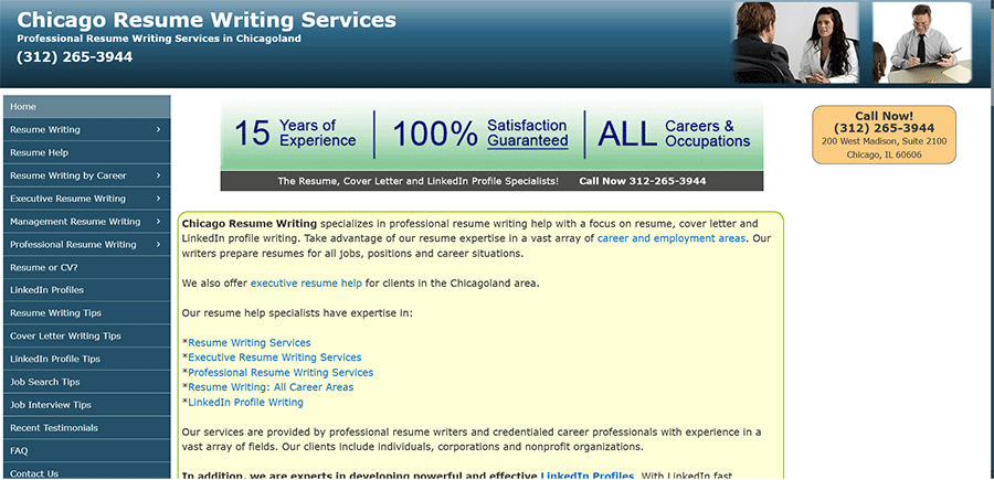 Chicago Resume Writing Service