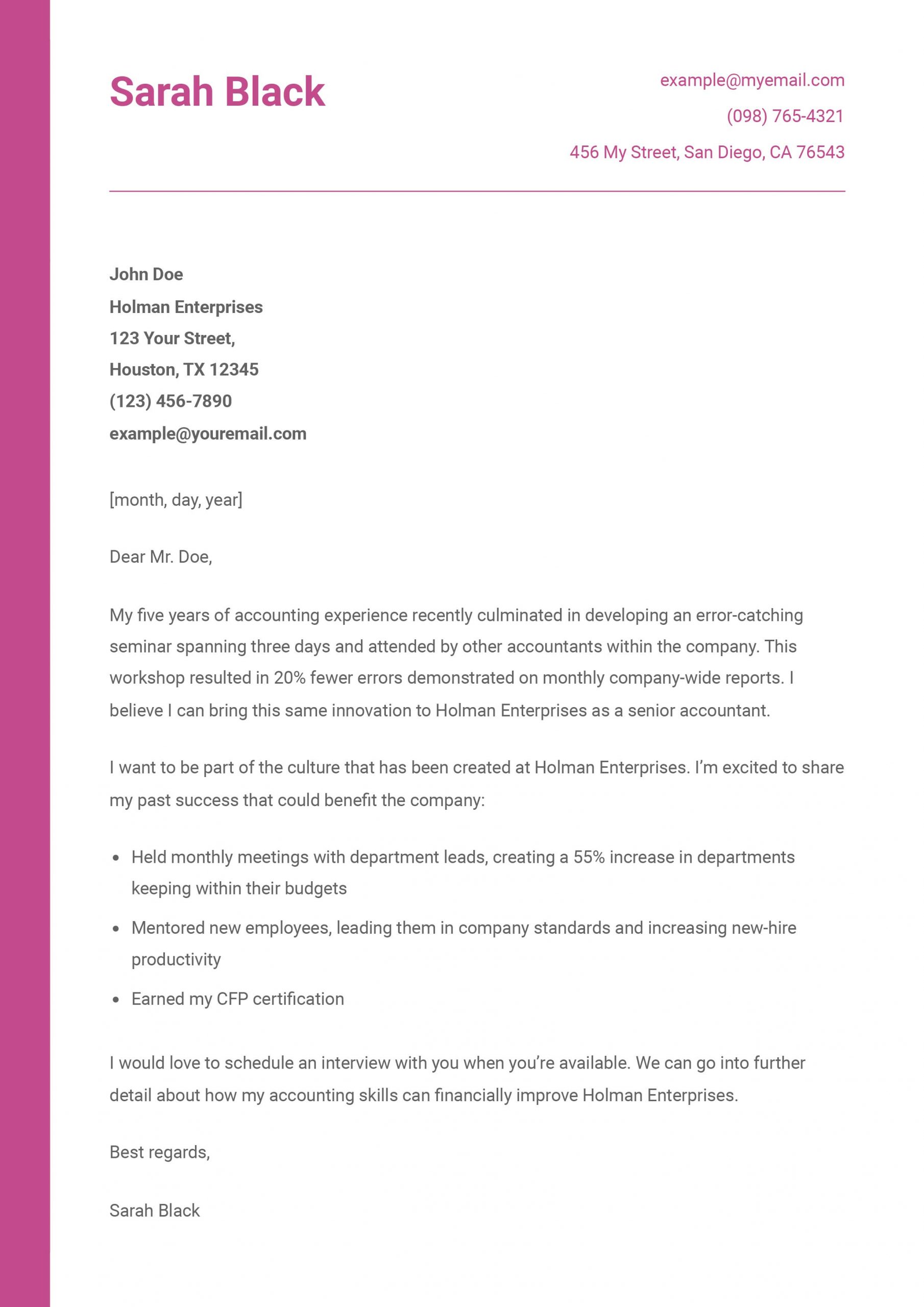 Finance Cover Letter Examples and Templates for 2025