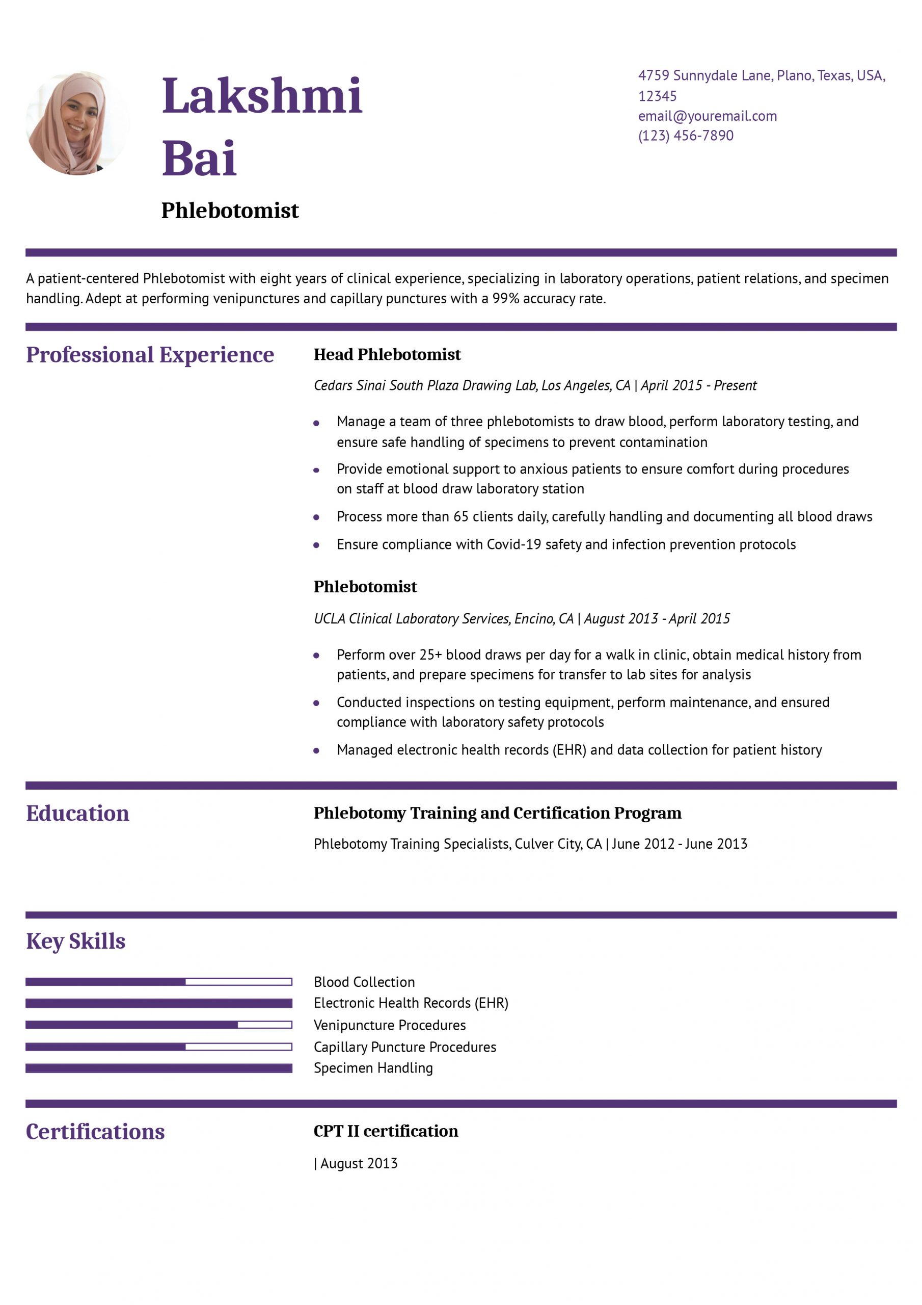 Health Care Support Resume Examples and Templates for 2025