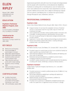Health Care Support Resume Example and Template