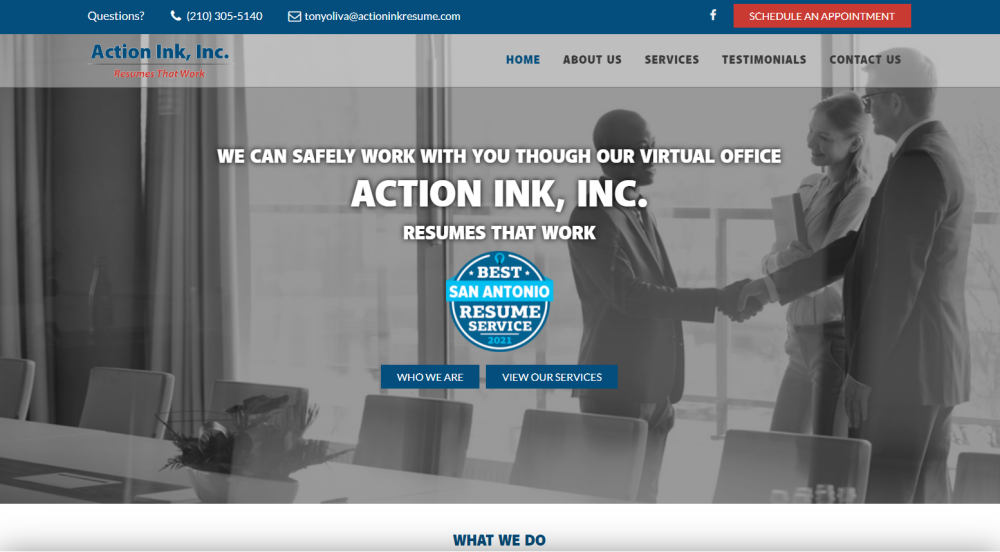 Action Ink, Inc Homepage
