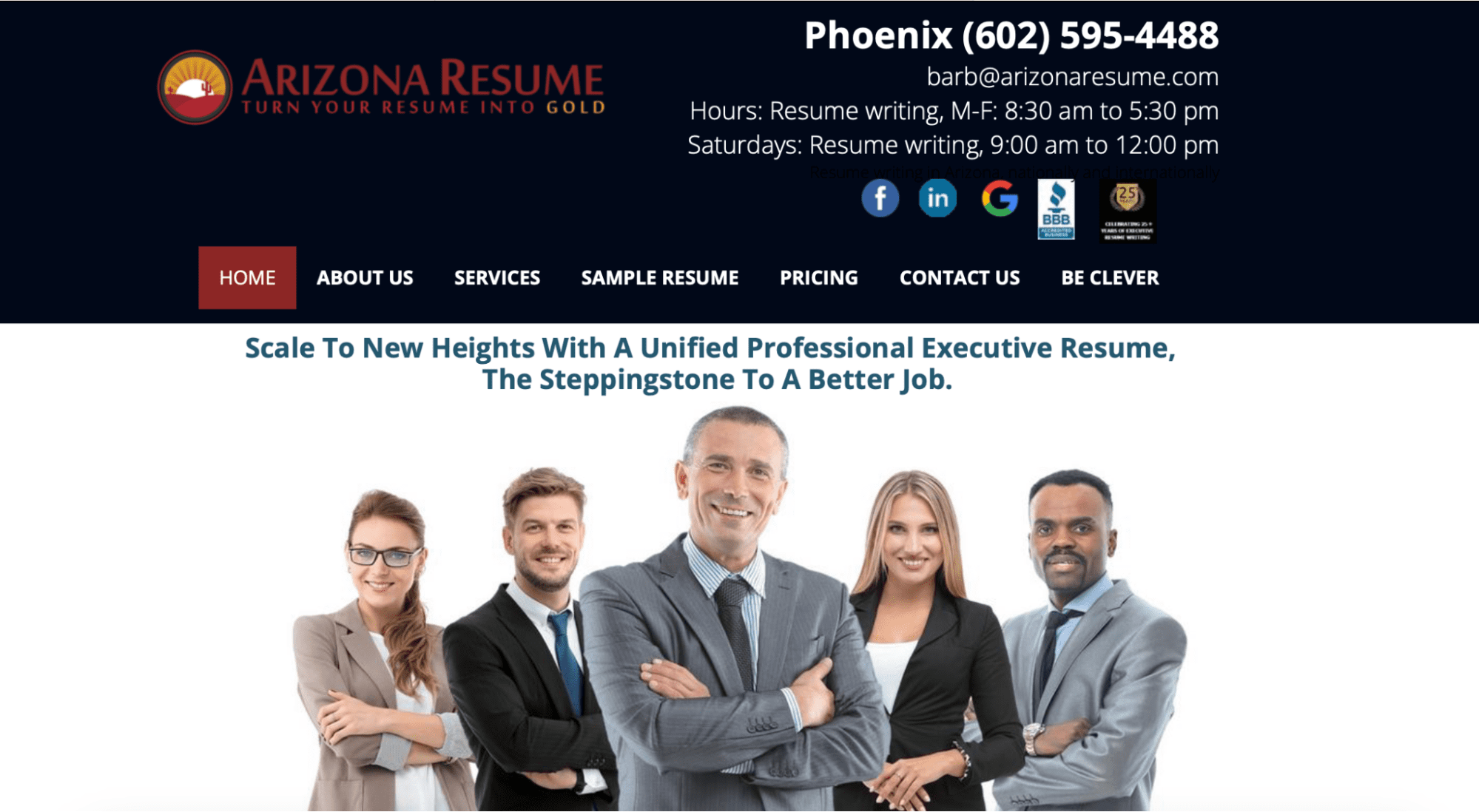 Arizona Resume Homepage