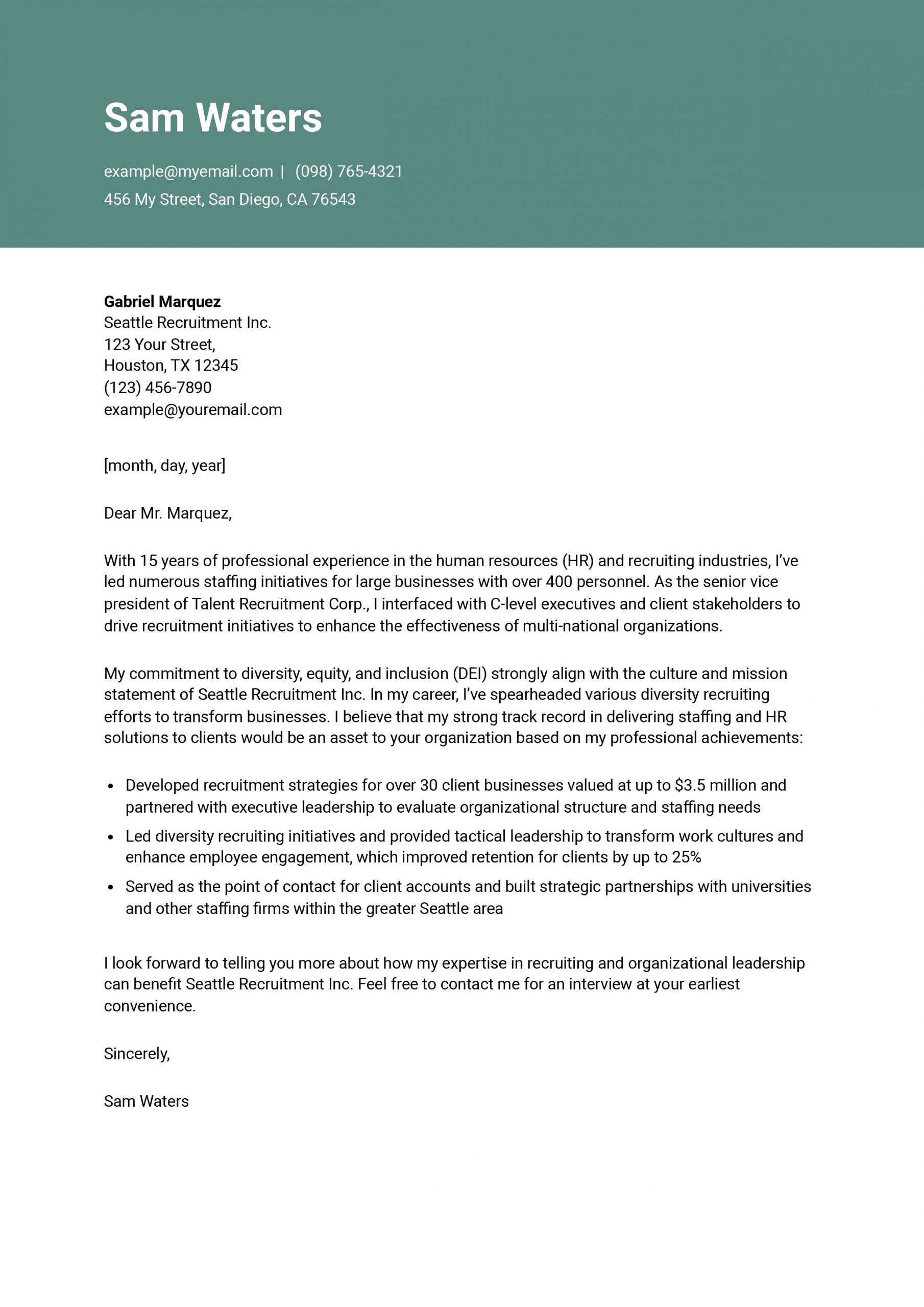Executive Cover Letter Examples and Templates for 2025