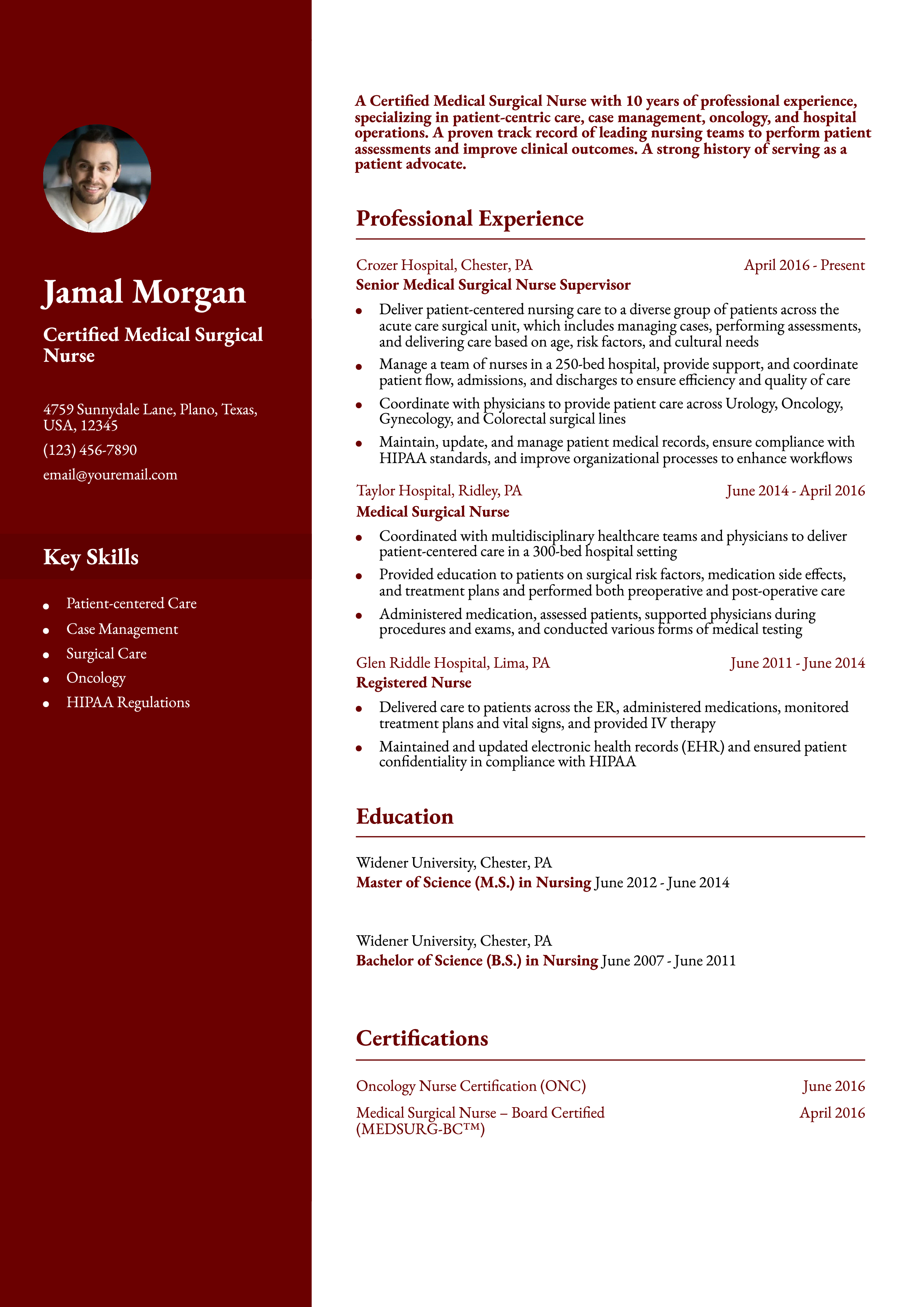 Senior-level Resume