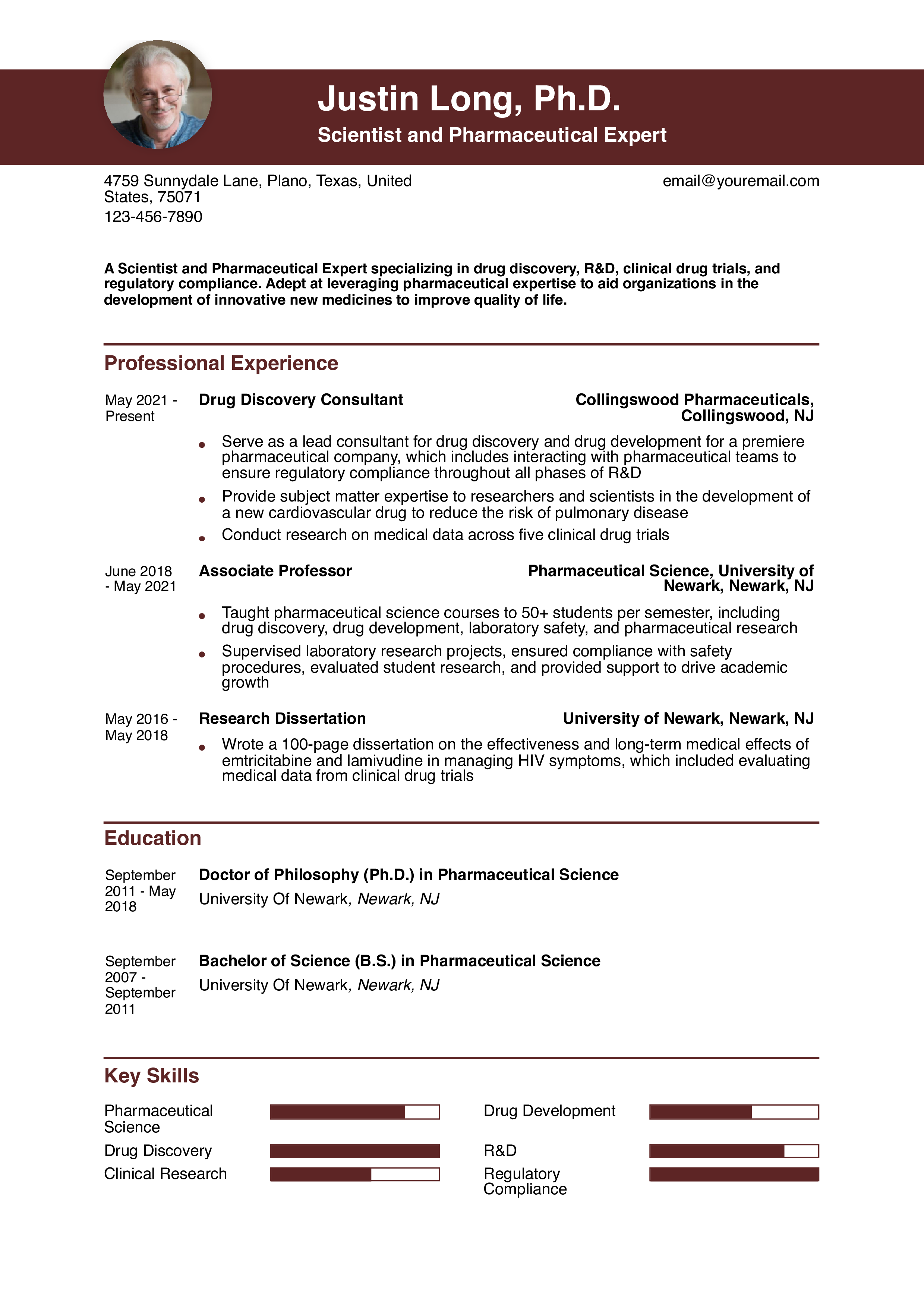 Mid-Career Resume
