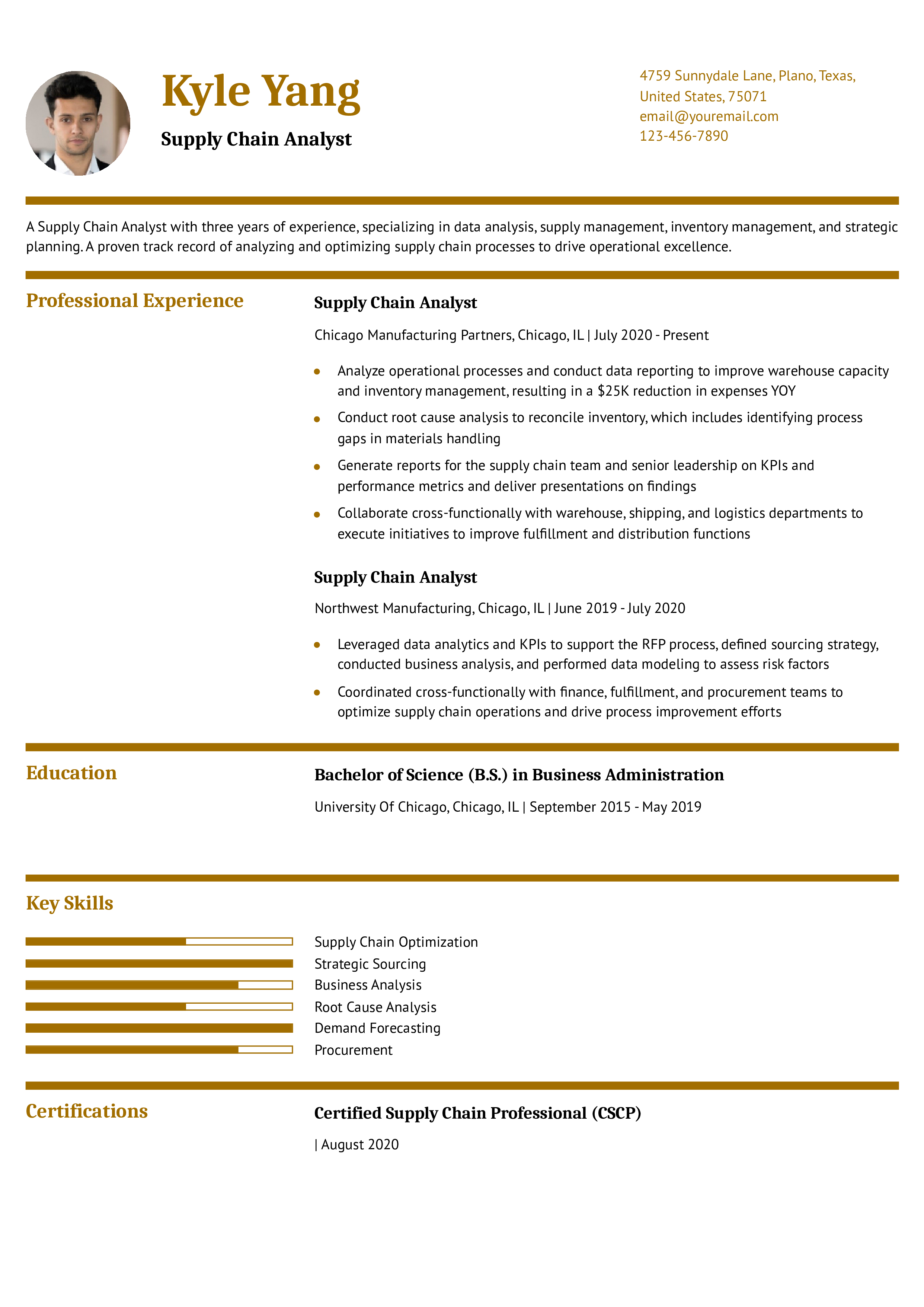 Entry-Level Resume