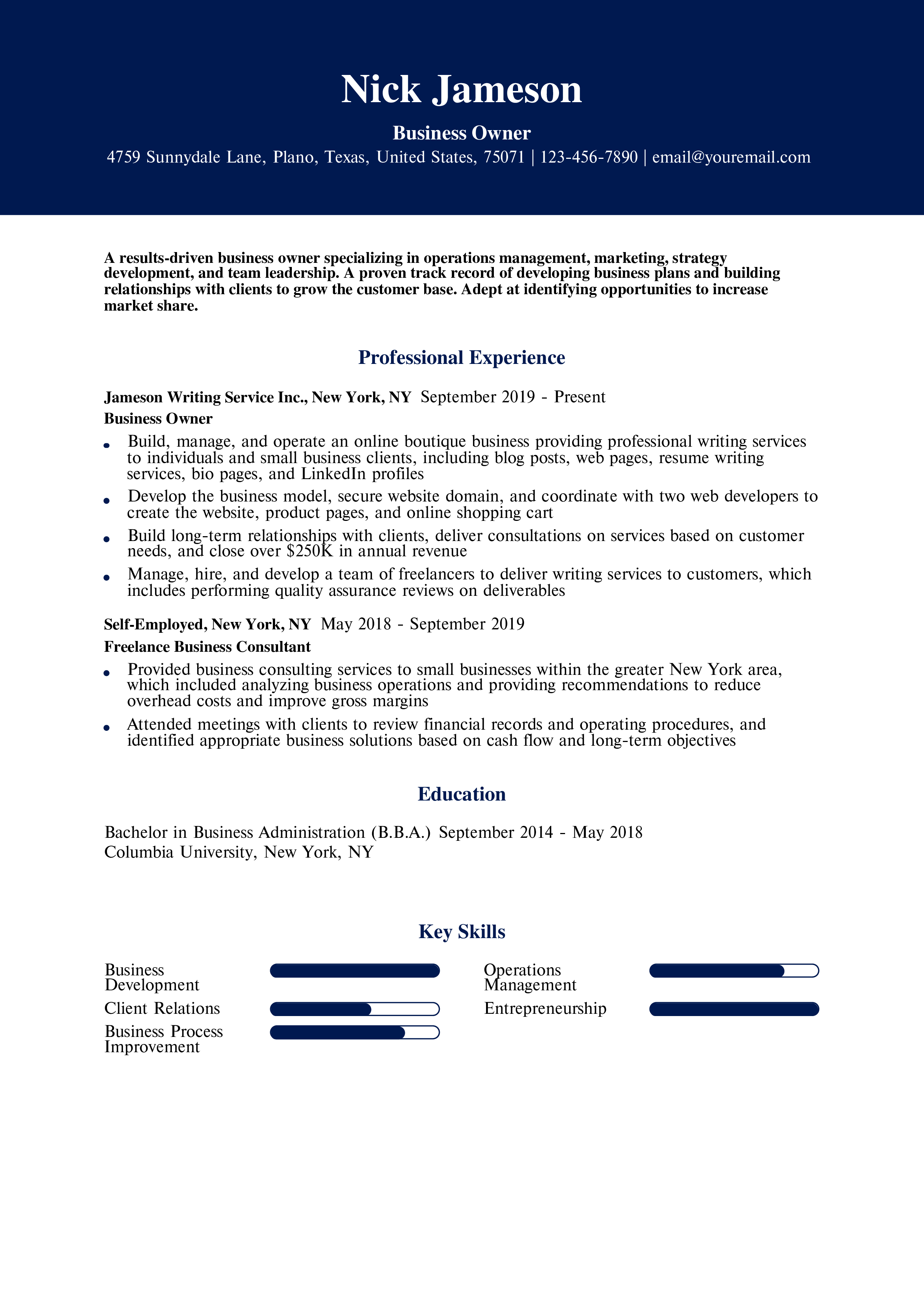 Business Owner Resume Examples - Business Owner Entry Level.pdf