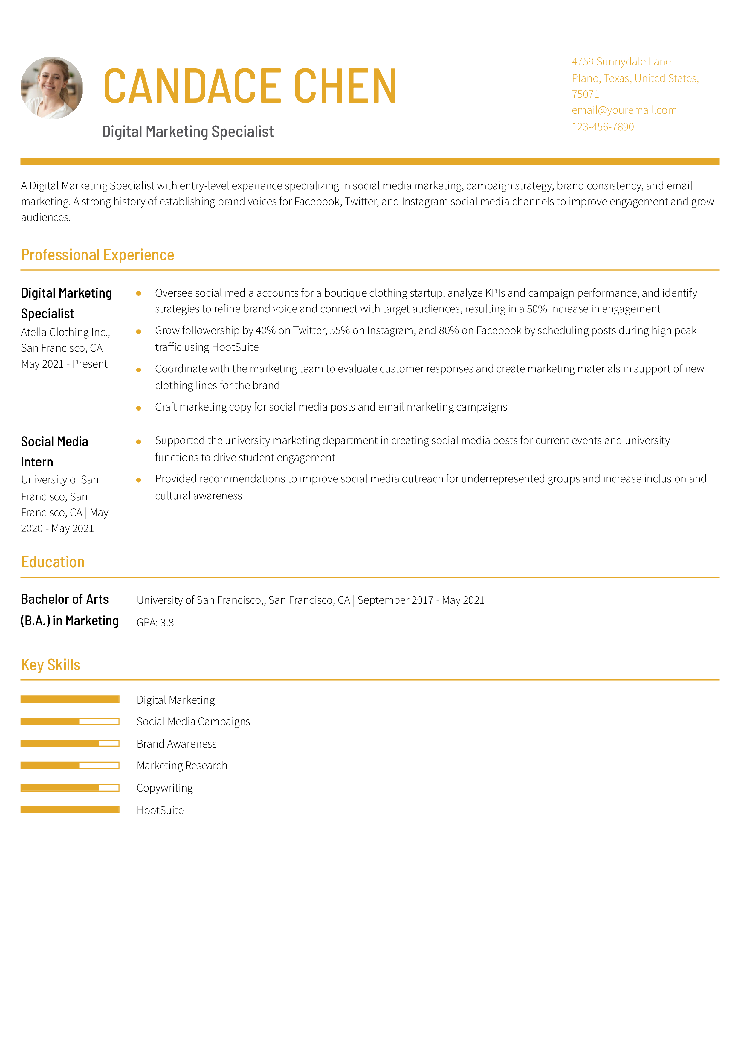 Entry-Level Resume