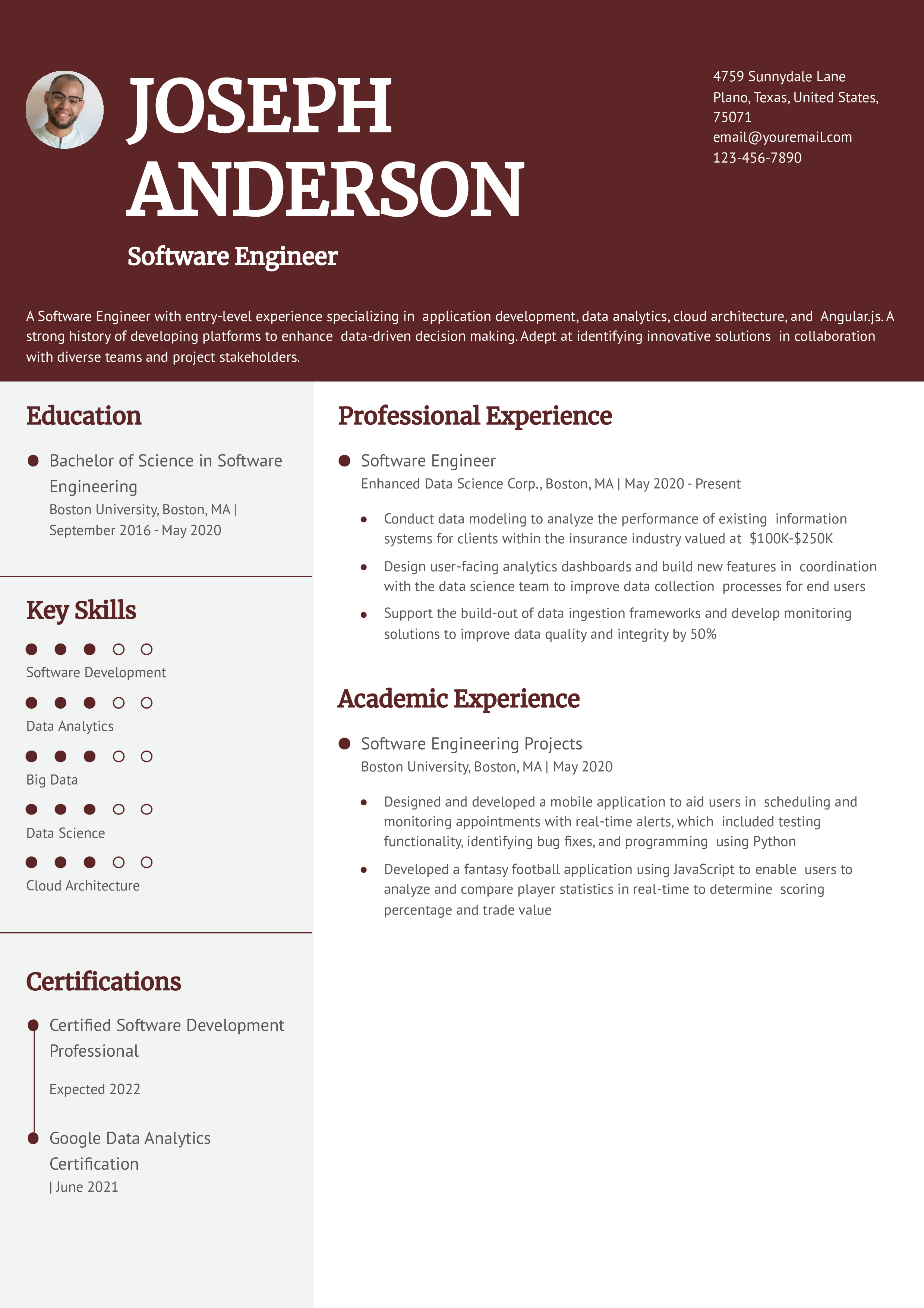 Senior-level Resume