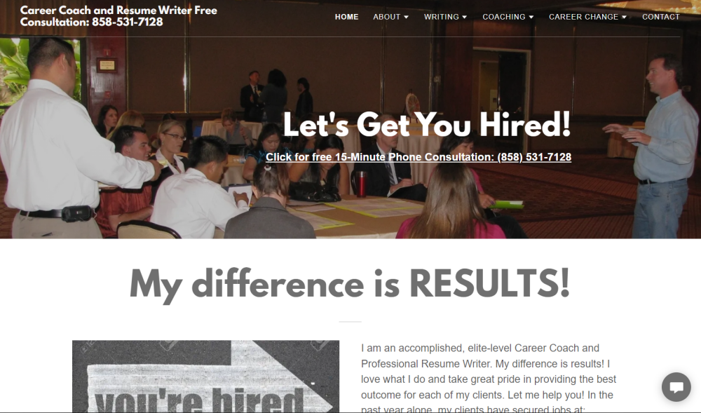 Joe Connor Career Marketing and Resume Writing Homepage