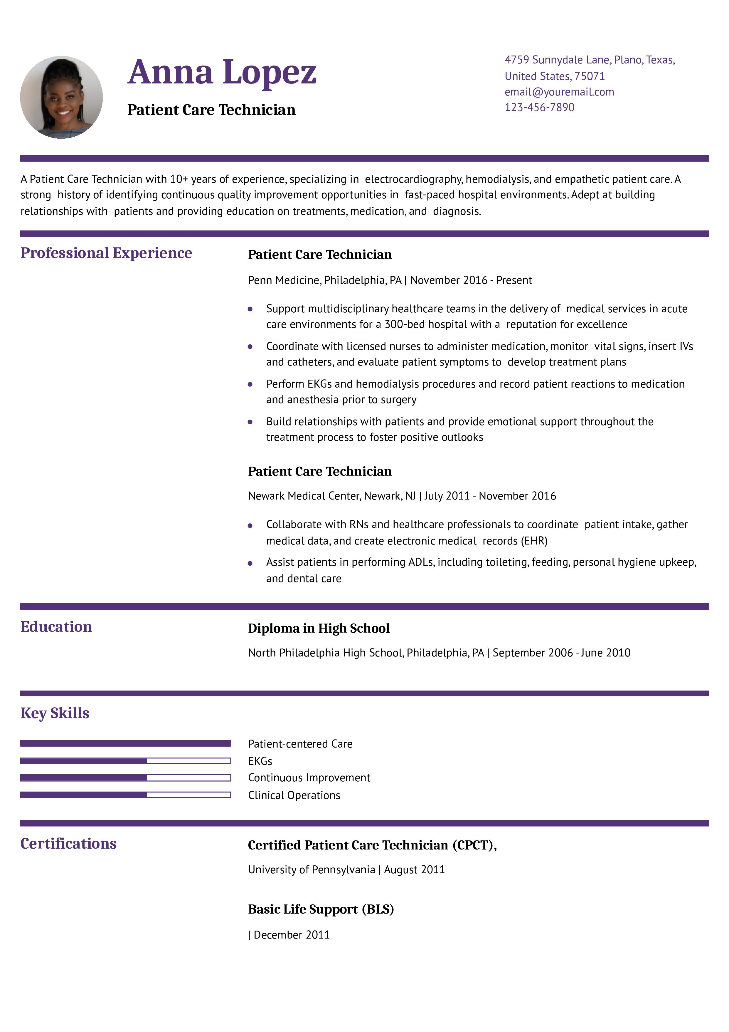 Senior-level Resume