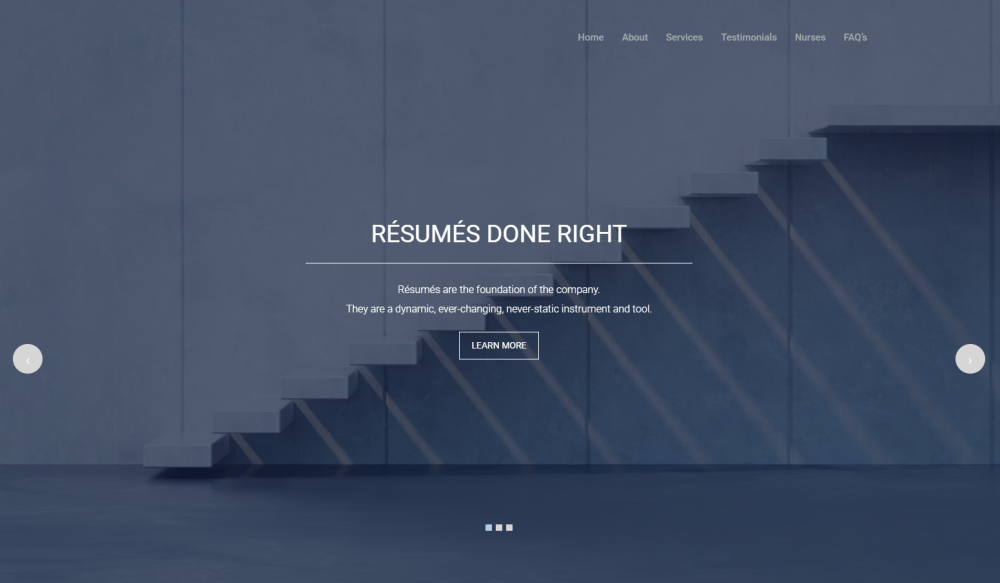 Resumes Done Right Homepage