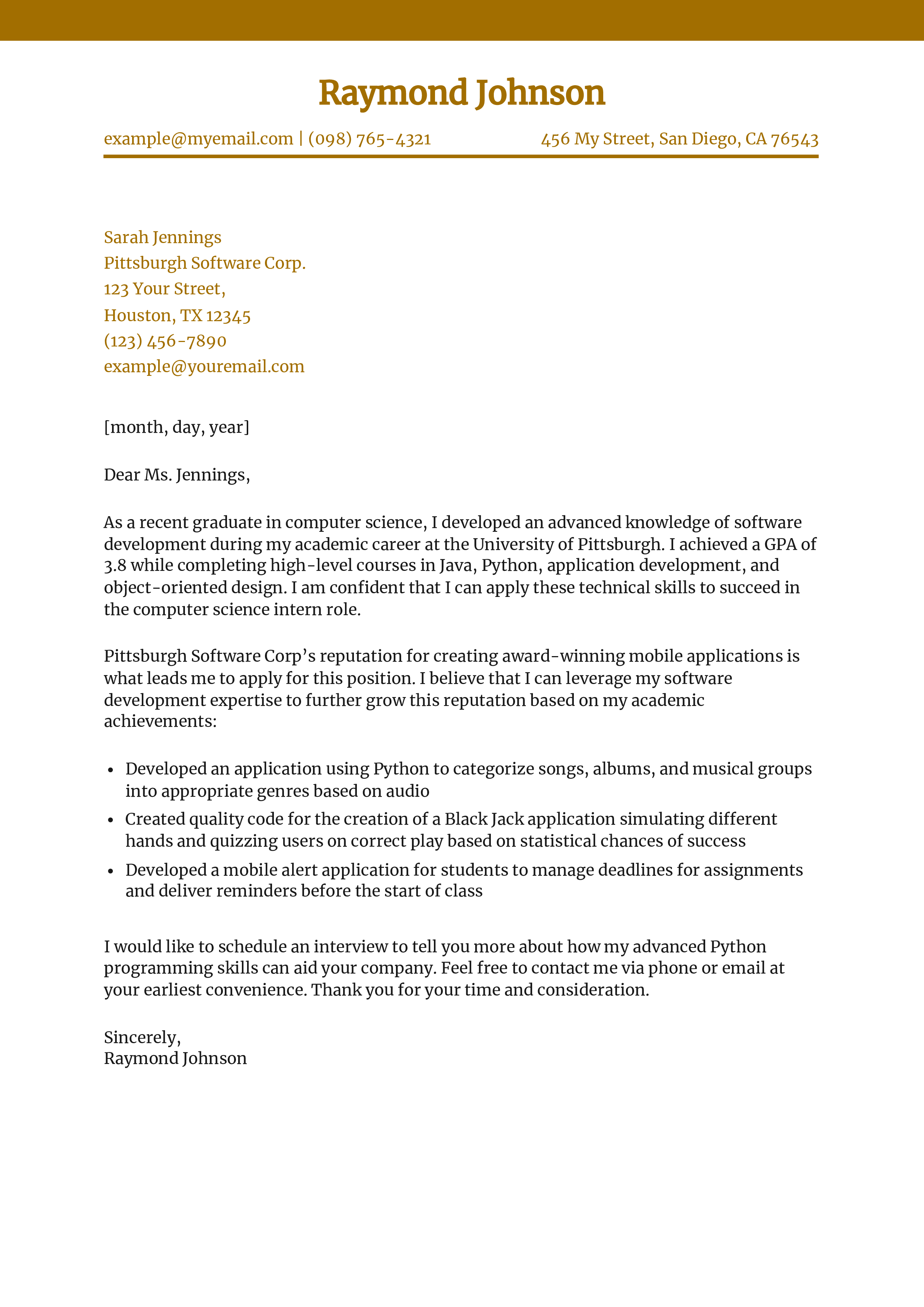 Senior-Level Resume