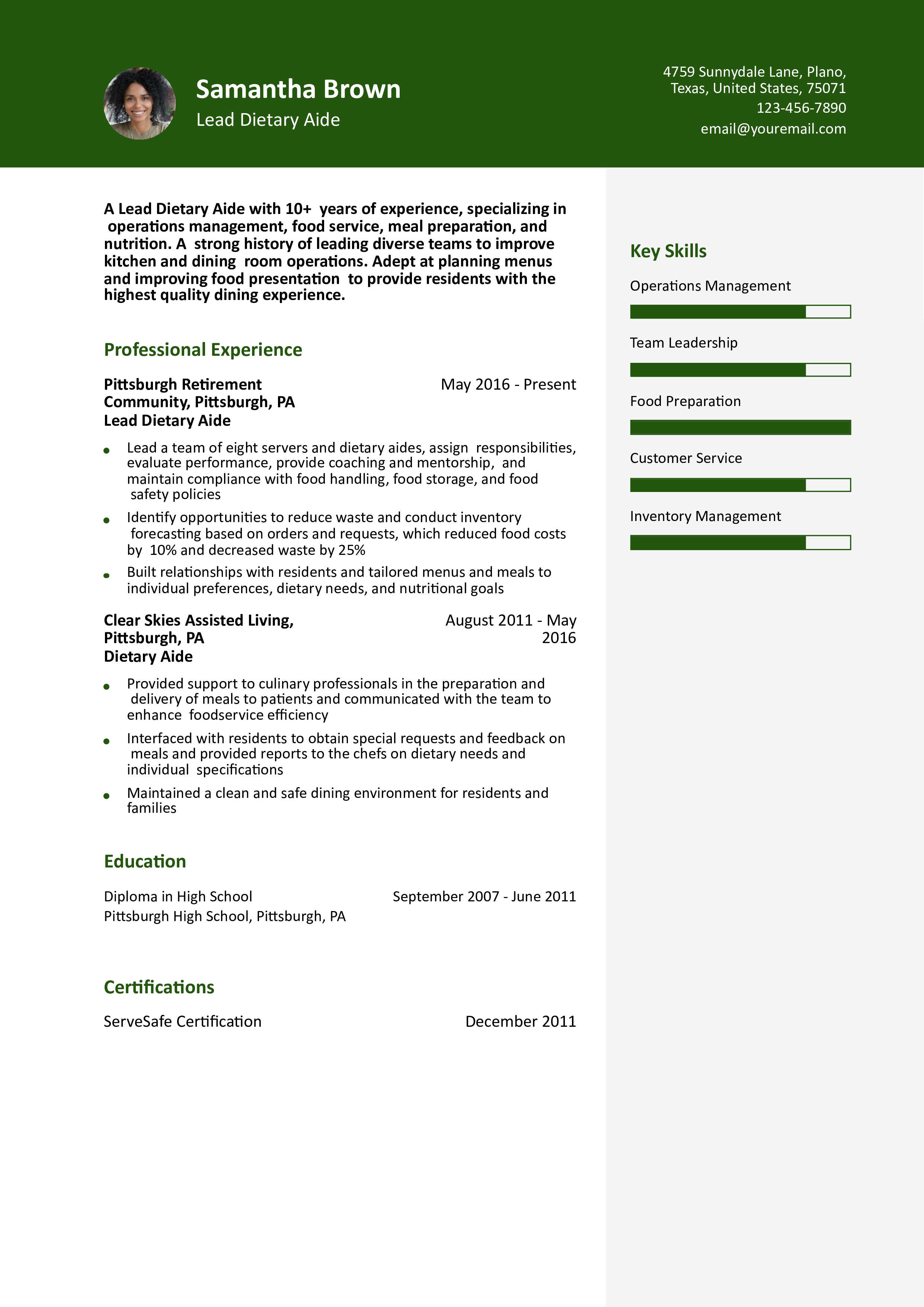 Senior-level Resume